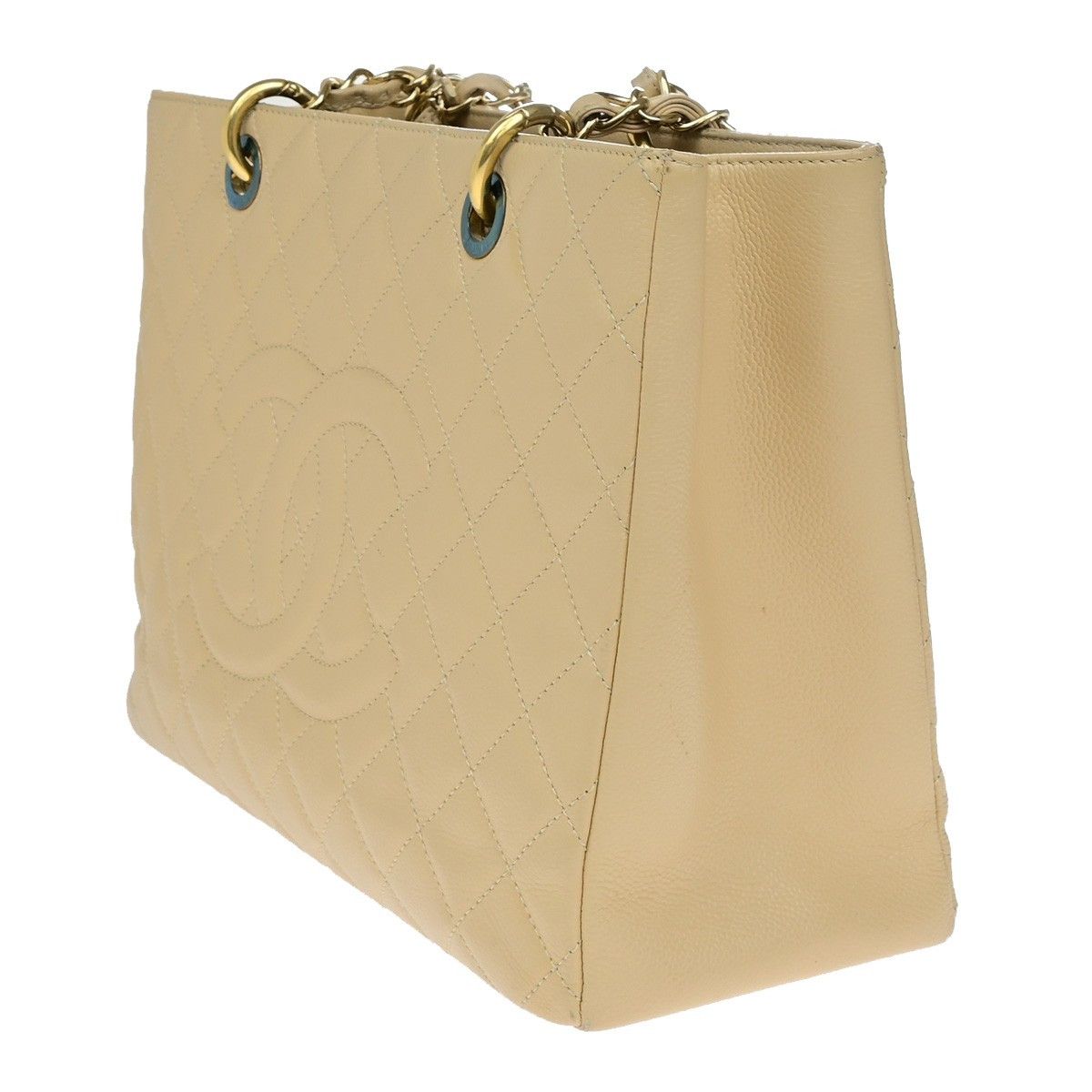 Chanel Chanel Grand Shopping Tote Quilted Caviar Size ONE SIZE - 3 Thumbnail