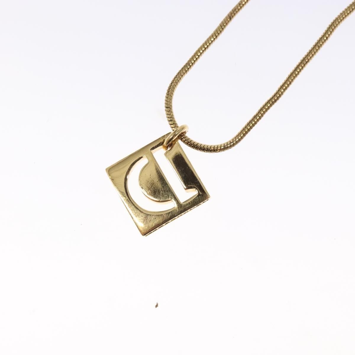 Dior Christian Dior D logo Pendant Necklace Metal Size ONE SIZE - 4 Thumbnail