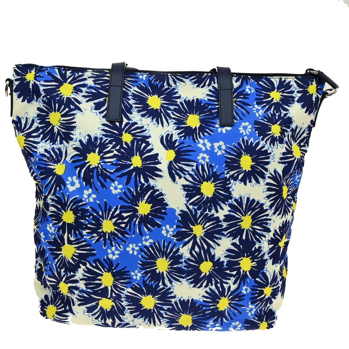 Prada Prada Convertible Tote Printed Tessuto with Saffiano Size ONE SIZE - 2 Thumbnail