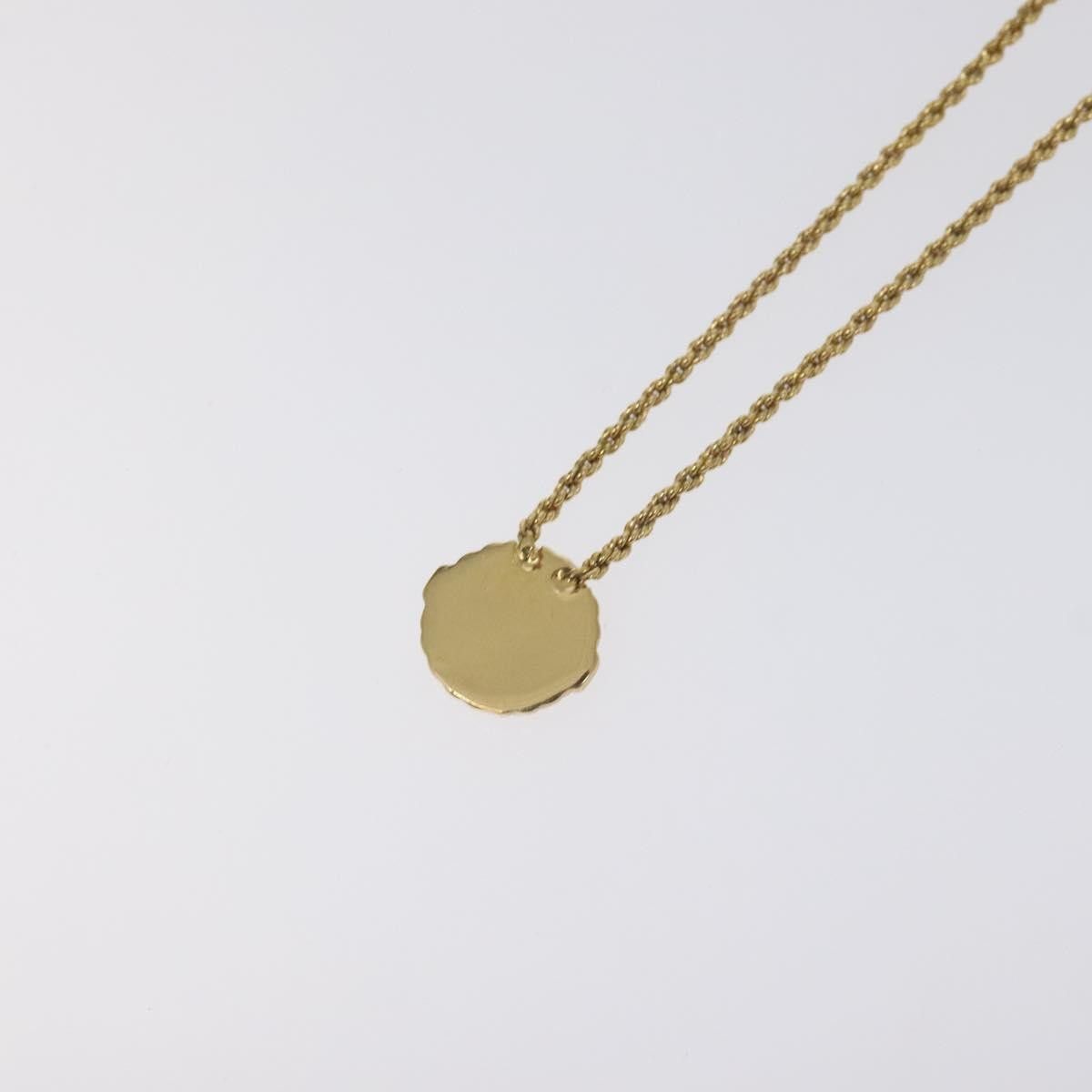 Dior Christian Dior Vintage Logo Round Pendant Necklace Metal Size ONE SIZE - 4 Thumbnail
