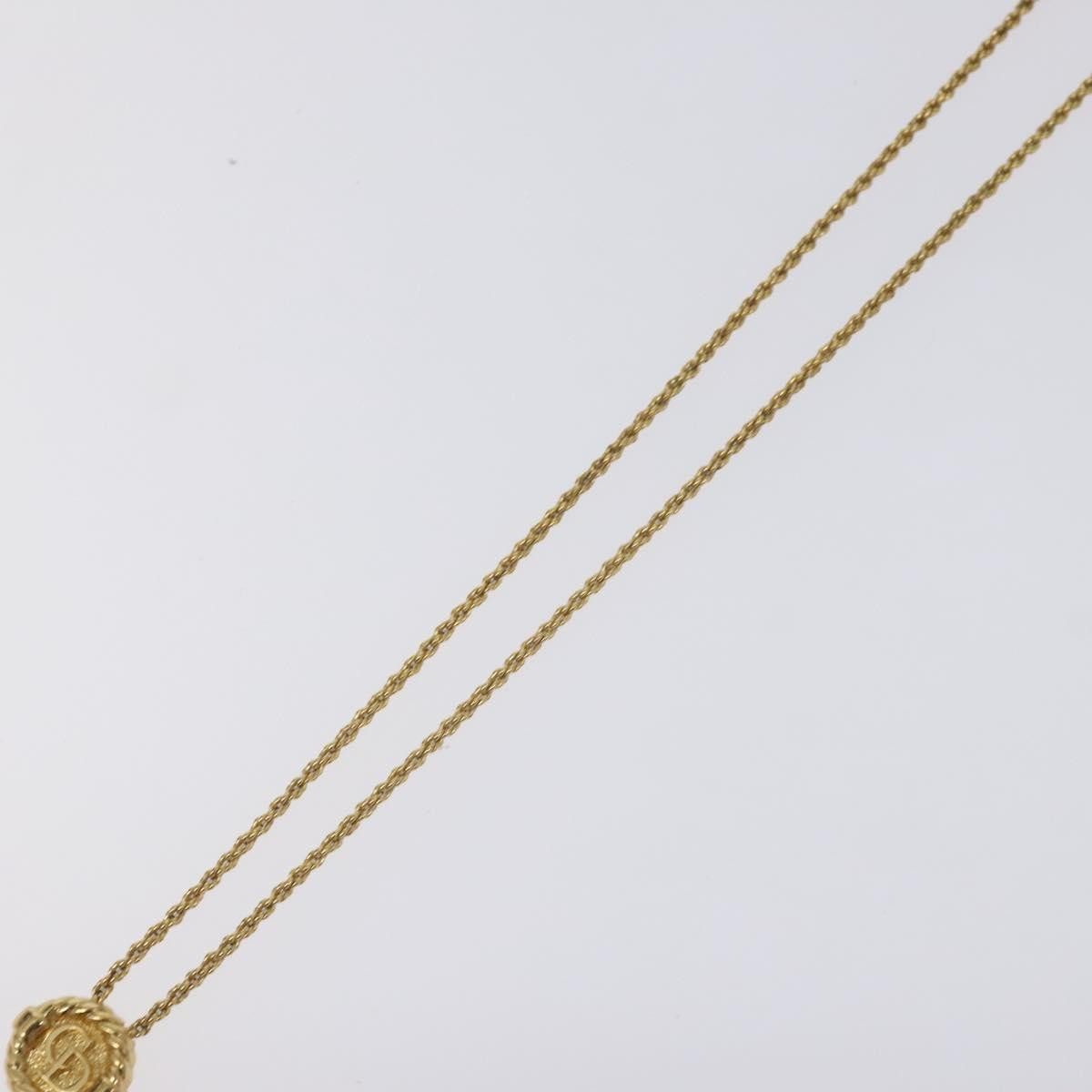 Dior Christian Dior Vintage Logo Round Pendant Necklace Metal Size ONE SIZE - 5 Thumbnail