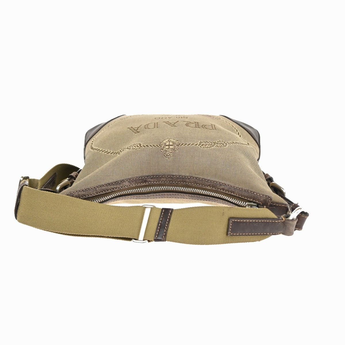 Prada Prada Logo Messenger Bag Canvas and leather Size ONE SIZE - 13 Thumbnail