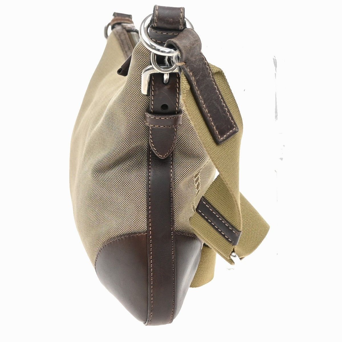 Prada Prada Logo Messenger Bag Canvas and leather Size ONE SIZE - 4 Thumbnail