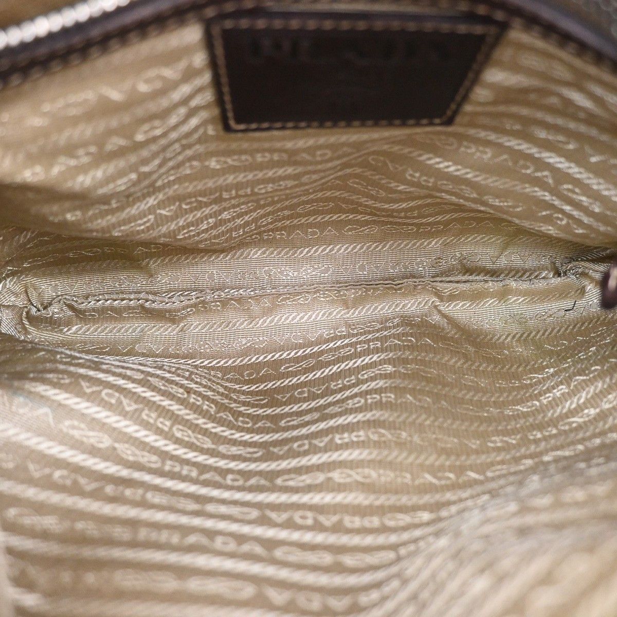 Prada Prada Logo Messenger Bag Canvas and leather Size ONE SIZE - 5 Thumbnail