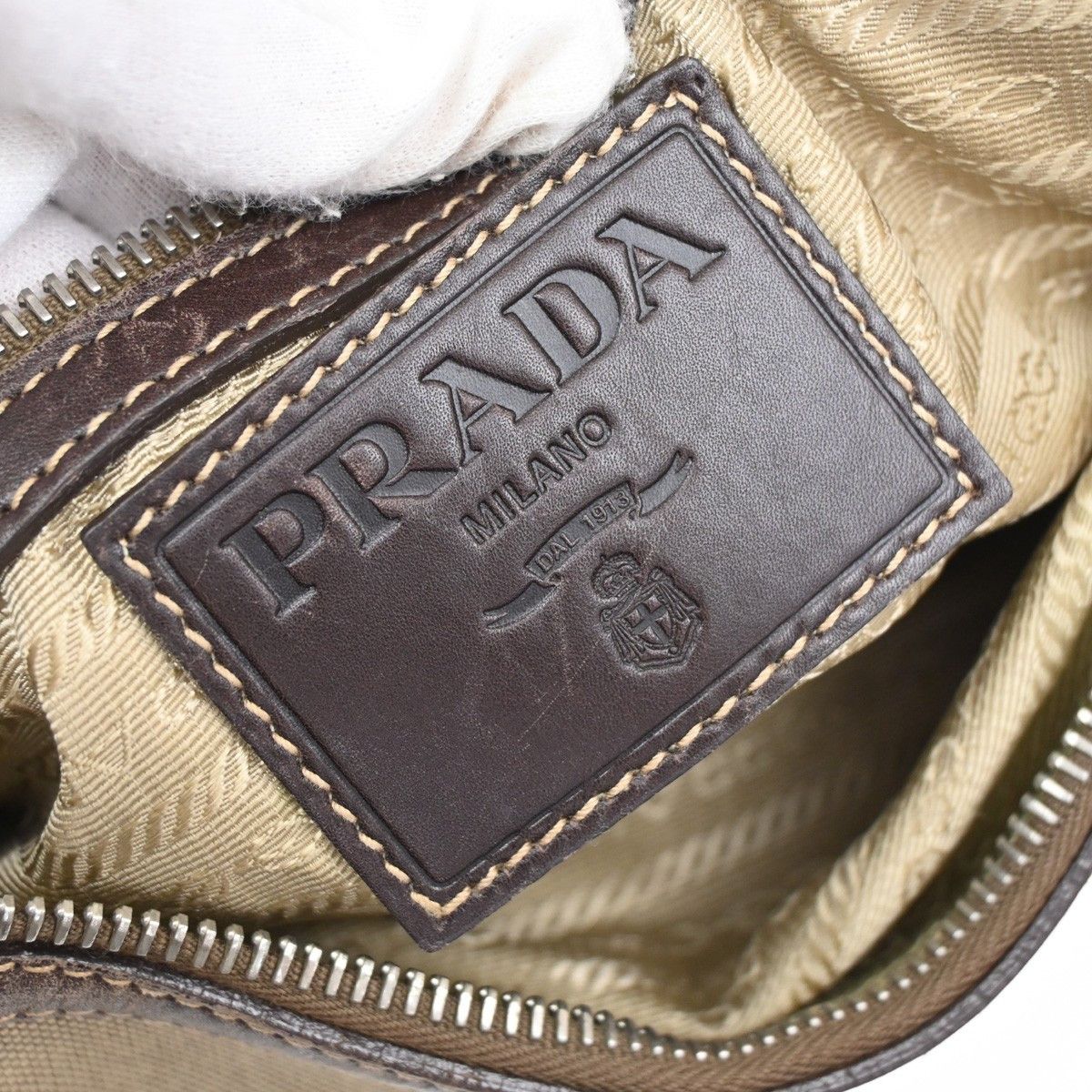 Prada Prada Logo Messenger Bag Canvas and leather Size ONE SIZE - 7 Thumbnail