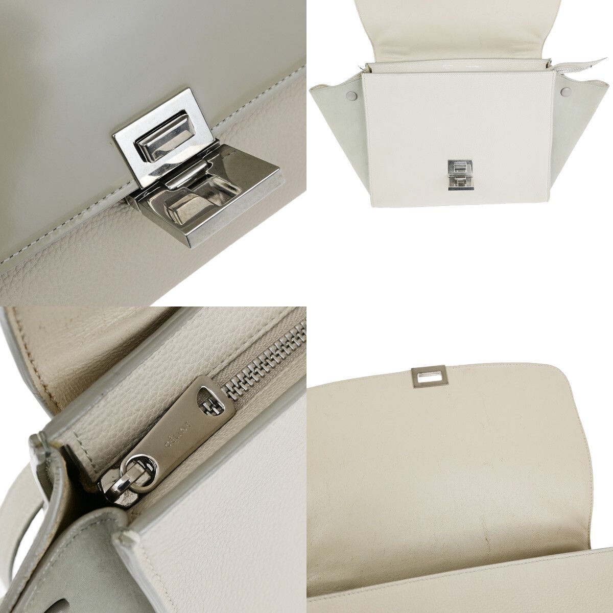 Celine Celine Trapeze Bag Leather Size ONE SIZE - 12 Thumbnail