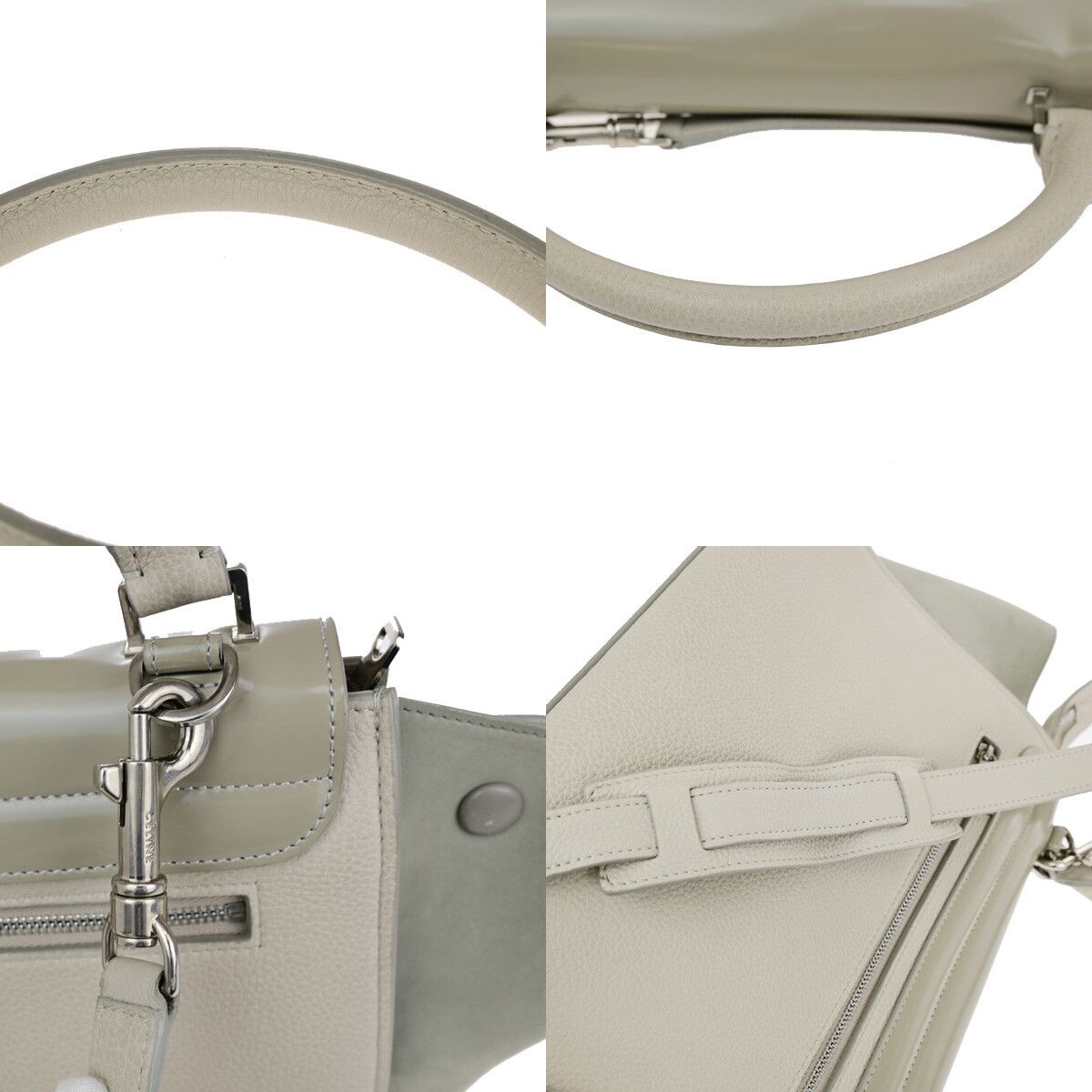 Celine Celine Trapeze Bag Leather Size ONE SIZE - 9 Thumbnail