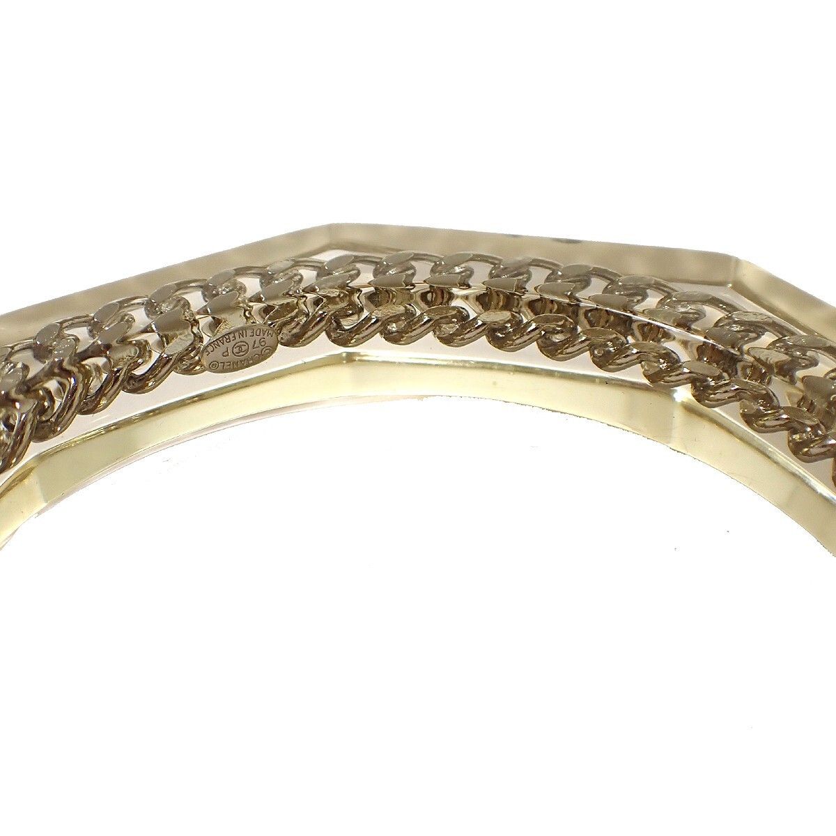 Chanel Chanel Vintage CC Chain Bangle Bracelet Metal Size ONE SIZE - 8 Thumbnail