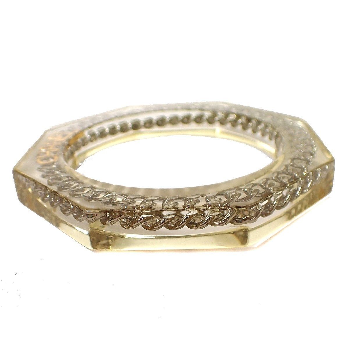 Chanel Chanel Vintage CC Chain Bangle Bracelet Metal Size ONE SIZE - 5 Thumbnail
