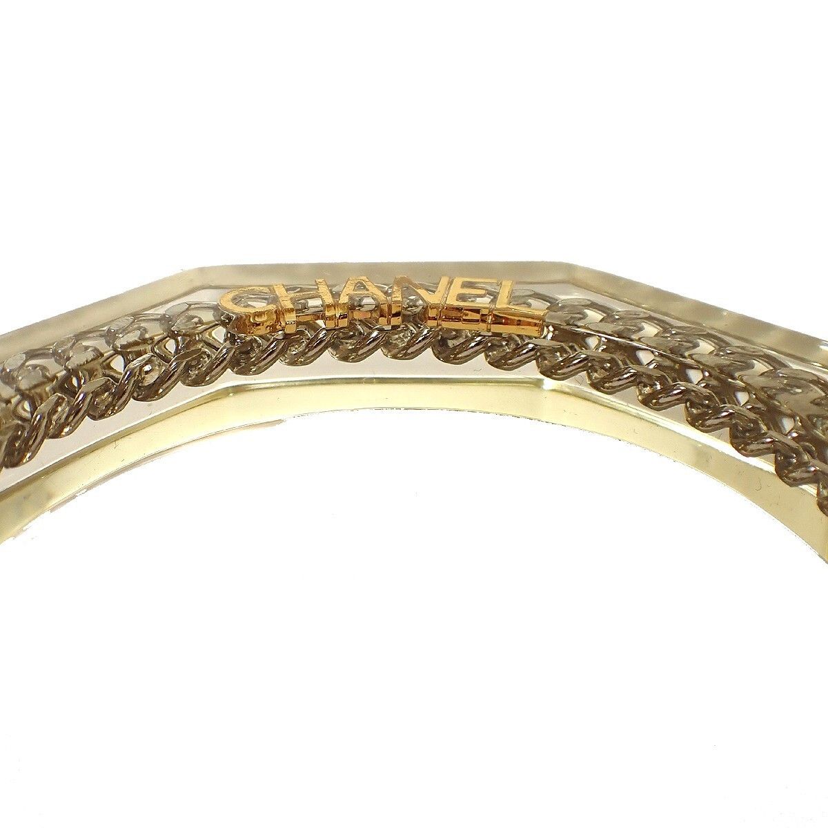 Chanel Chanel Vintage CC Chain Bangle Bracelet Metal Size ONE SIZE - 6 Thumbnail