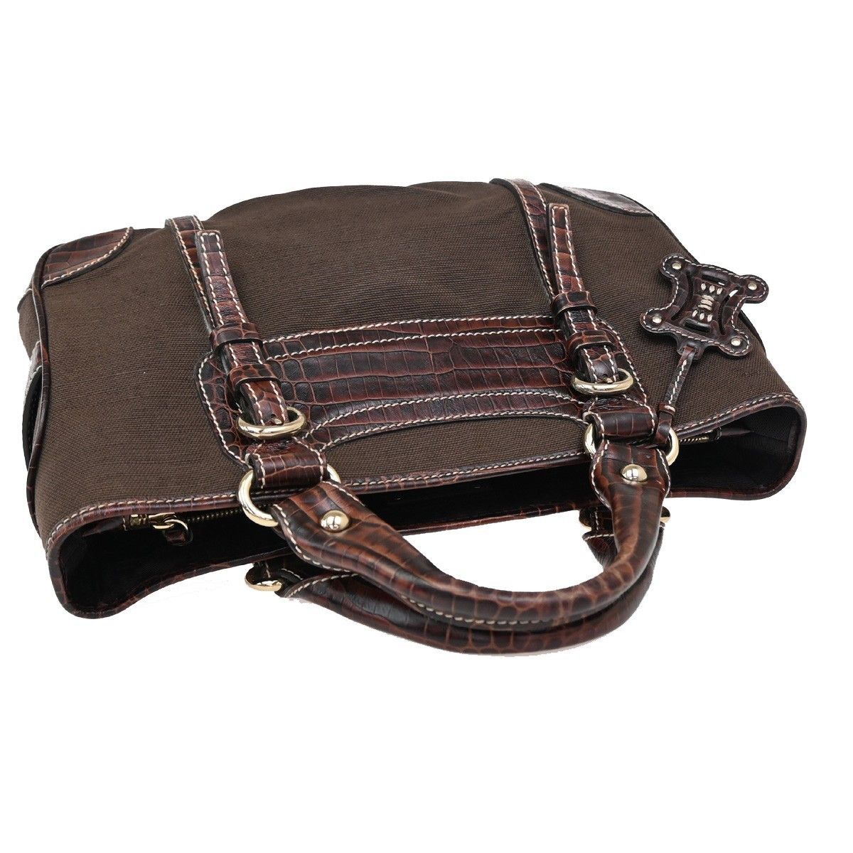 Celine Celine Boogie Satchel Leather Size ONE SIZE - 12 Thumbnail