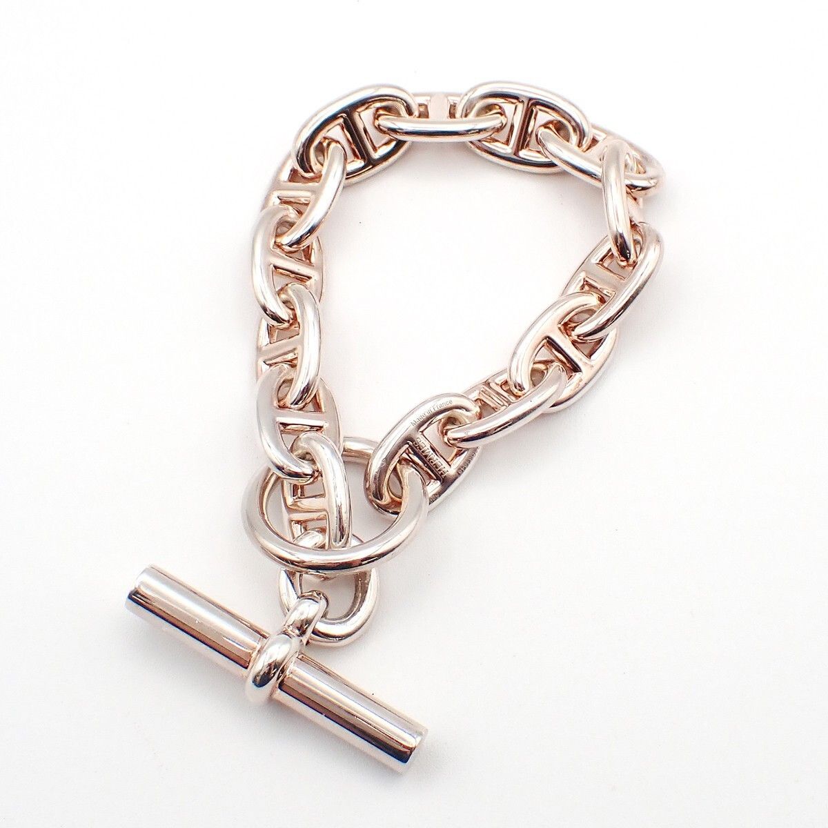 Hermes Hermes Chaine d'Ancre Bracelet 18K Rose Gold Size ONE SIZE - 2 Thumbnail