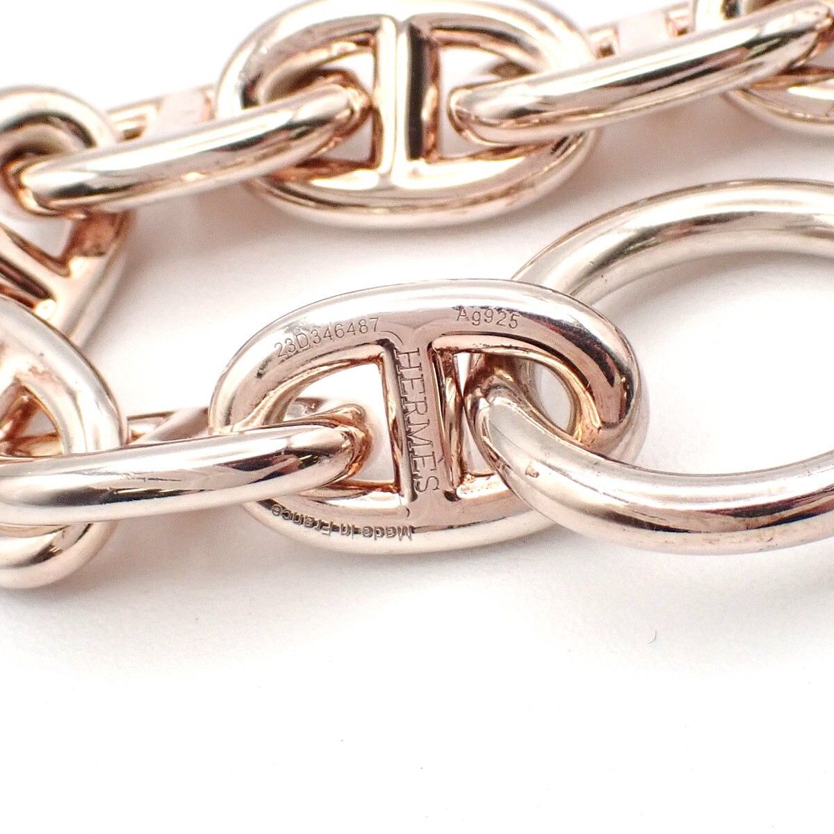 Hermes Hermes Chaine d'Ancre Bracelet 18K Rose Gold Size ONE SIZE - 7 Thumbnail