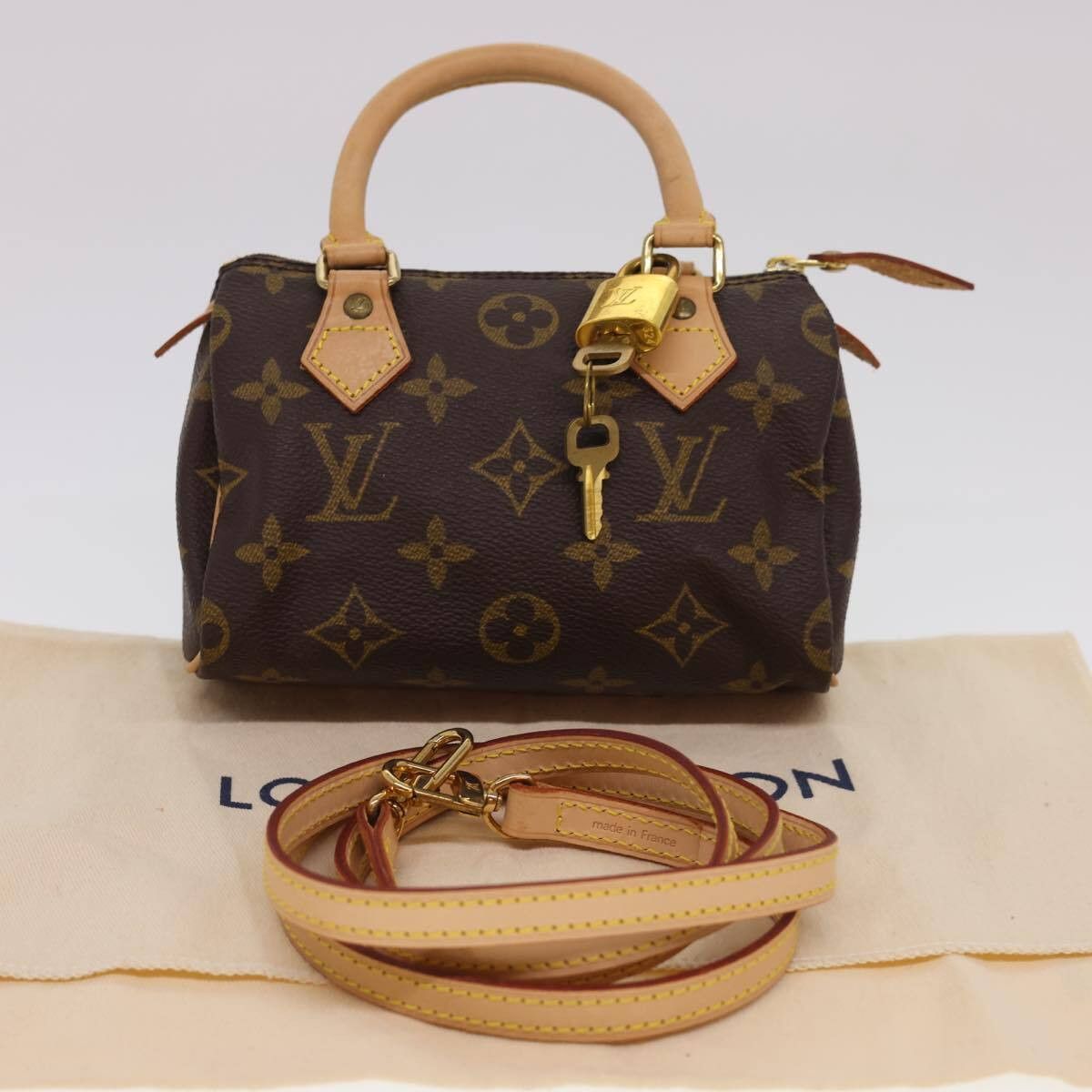 Louis Vuitton Louis Vuitton Speedy Mini HL Handbag Monogram Canvas Size ONE SIZE - 15 Thumbnail