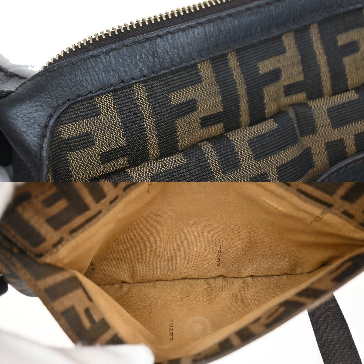 Fendi Fendi Chef Zip Crossbody Bag Zucca Canvas Size ONE SIZE - 14 Thumbnail