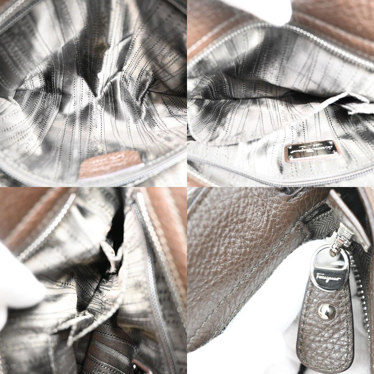 Salvatore Ferragamo Salvatore Ferragamo Sofia Satchel Leather Size ONE SIZE - 17 Thumbnail