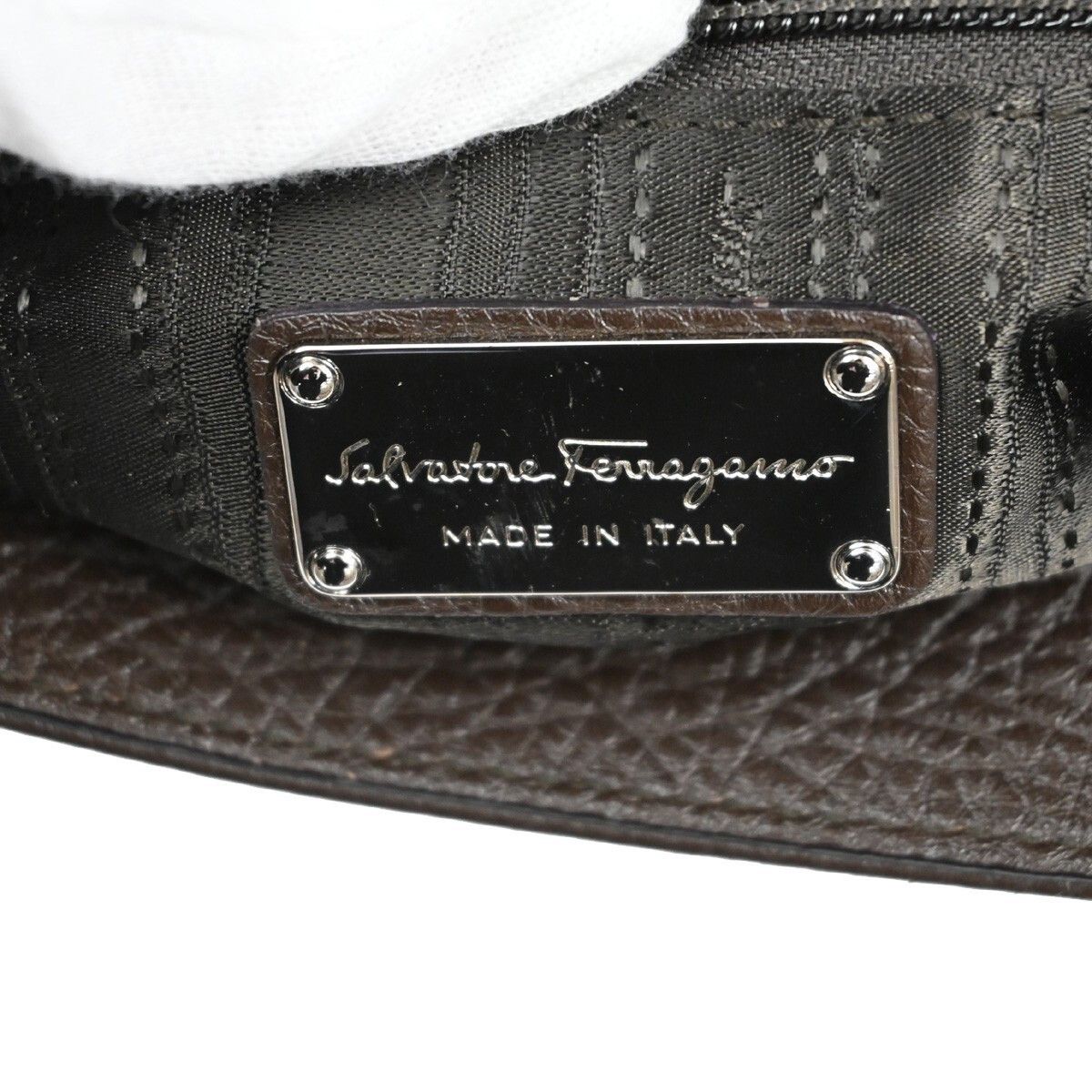 Salvatore Ferragamo Salvatore Ferragamo Sofia Satchel Leather Size ONE SIZE - 7 Thumbnail
