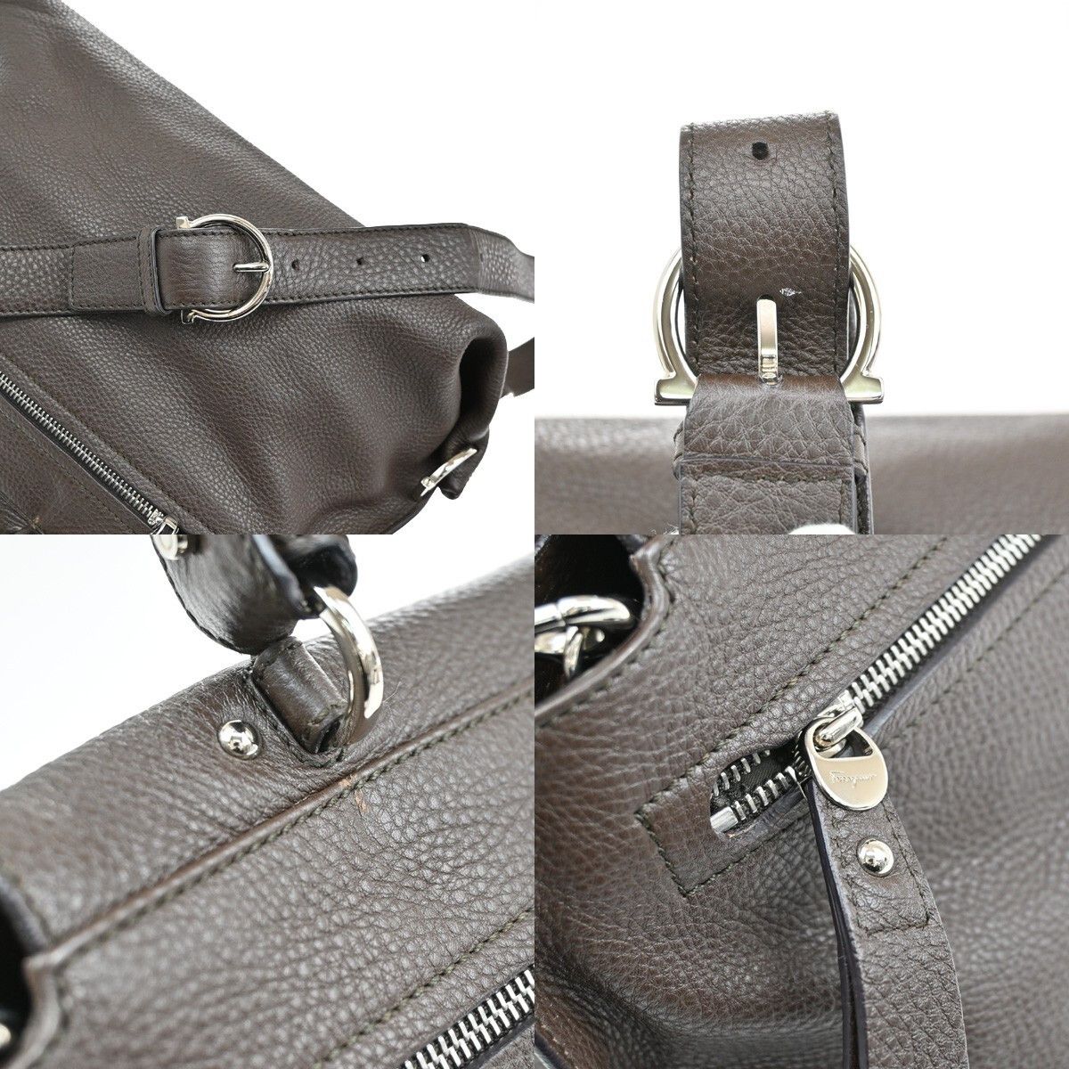 Salvatore Ferragamo Salvatore Ferragamo Sofia Satchel Leather Size ONE SIZE - 10 Thumbnail
