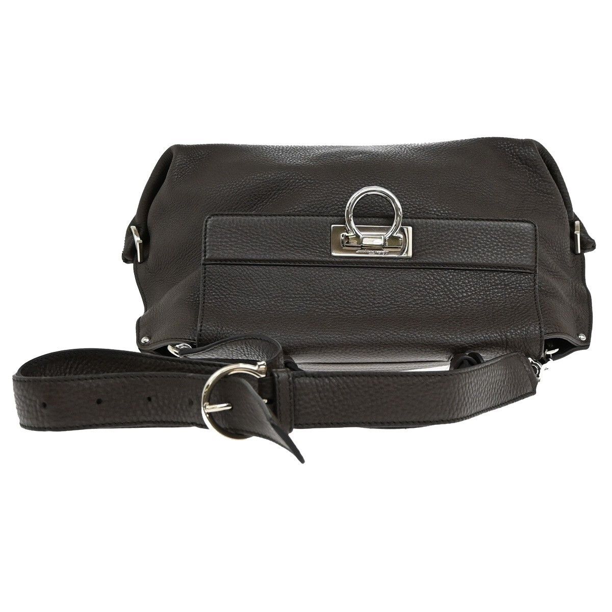 Salvatore Ferragamo Salvatore Ferragamo Sofia Satchel Leather Size ONE SIZE - 13 Thumbnail