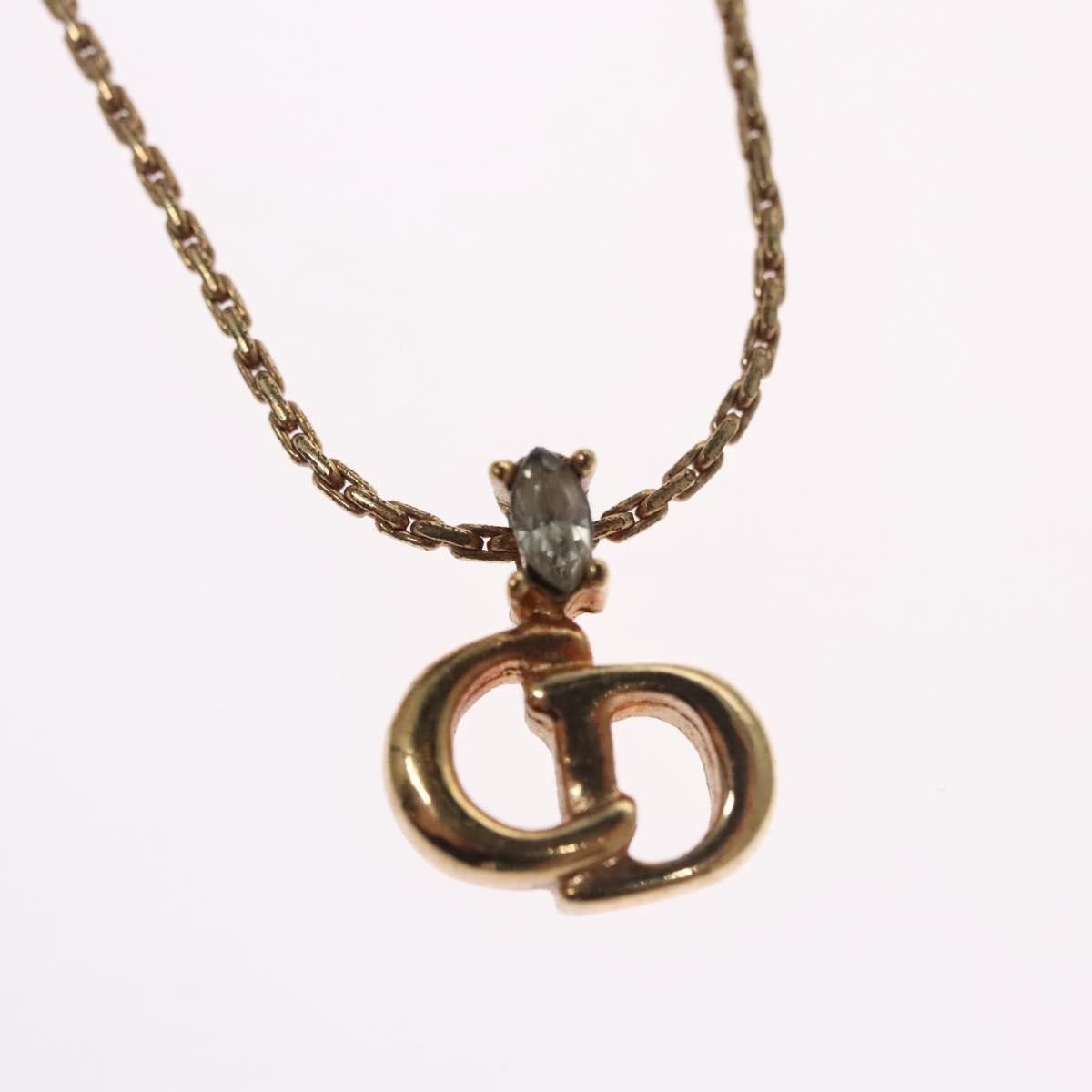 Dior Christian Dior CD Pendant Necklace Metal Size ONE SIZE - 3 Thumbnail