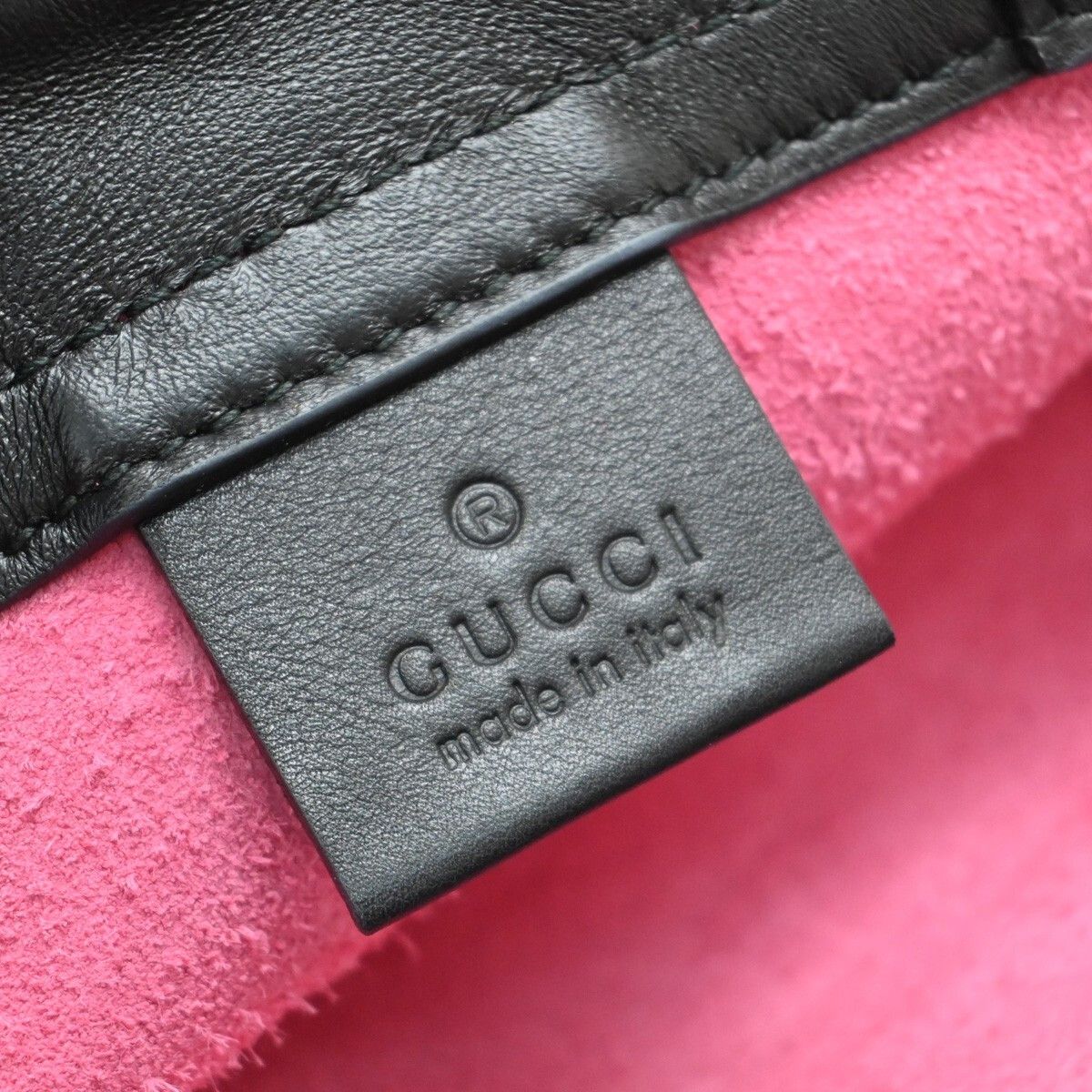 Gucci Gucci Logo Drawstring Backpack Printed Leather Size ONE SIZE - 7 Thumbnail