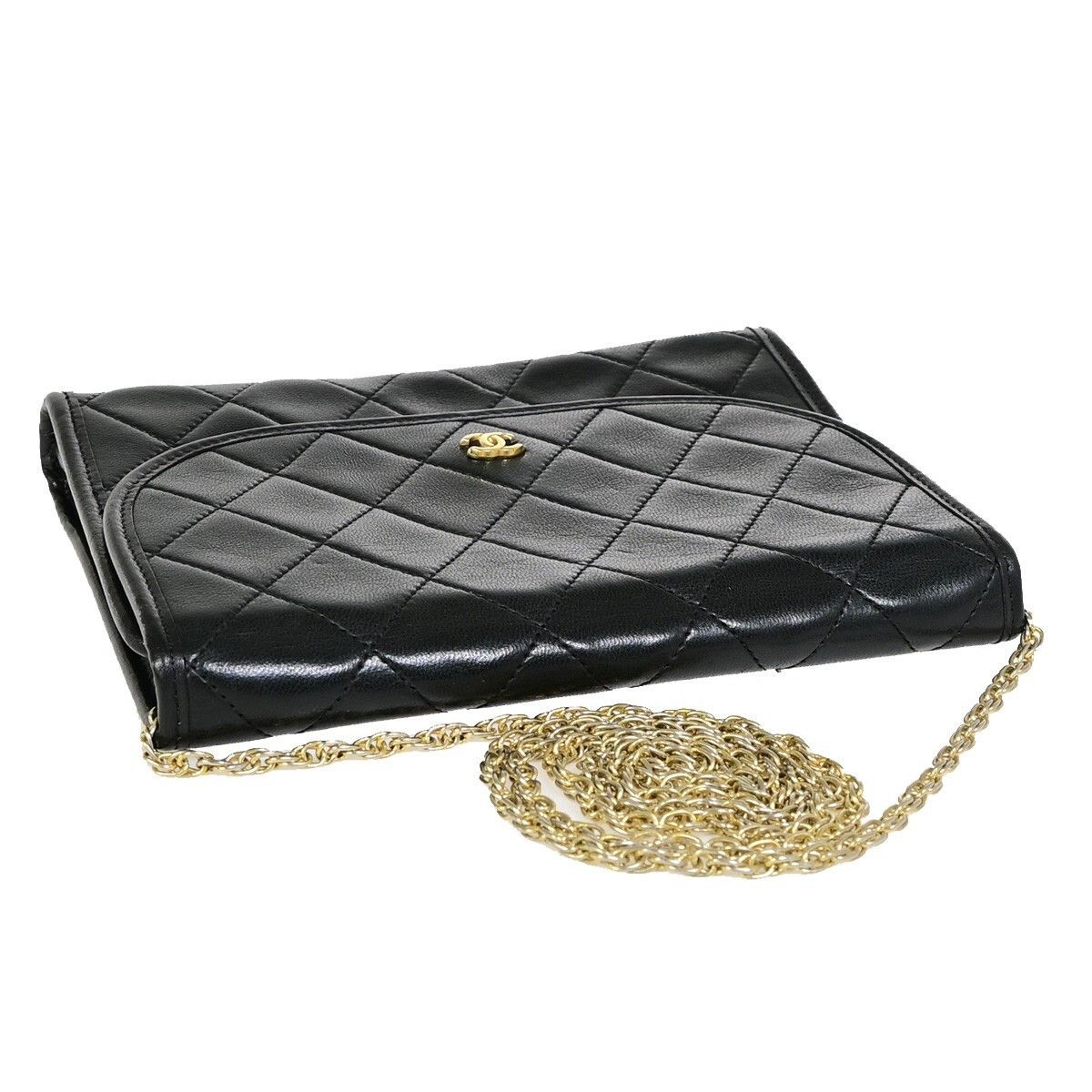 Chanel Chanel Vintage Round Flap Quilted Lambskin Size ONE SIZE - 7 Thumbnail