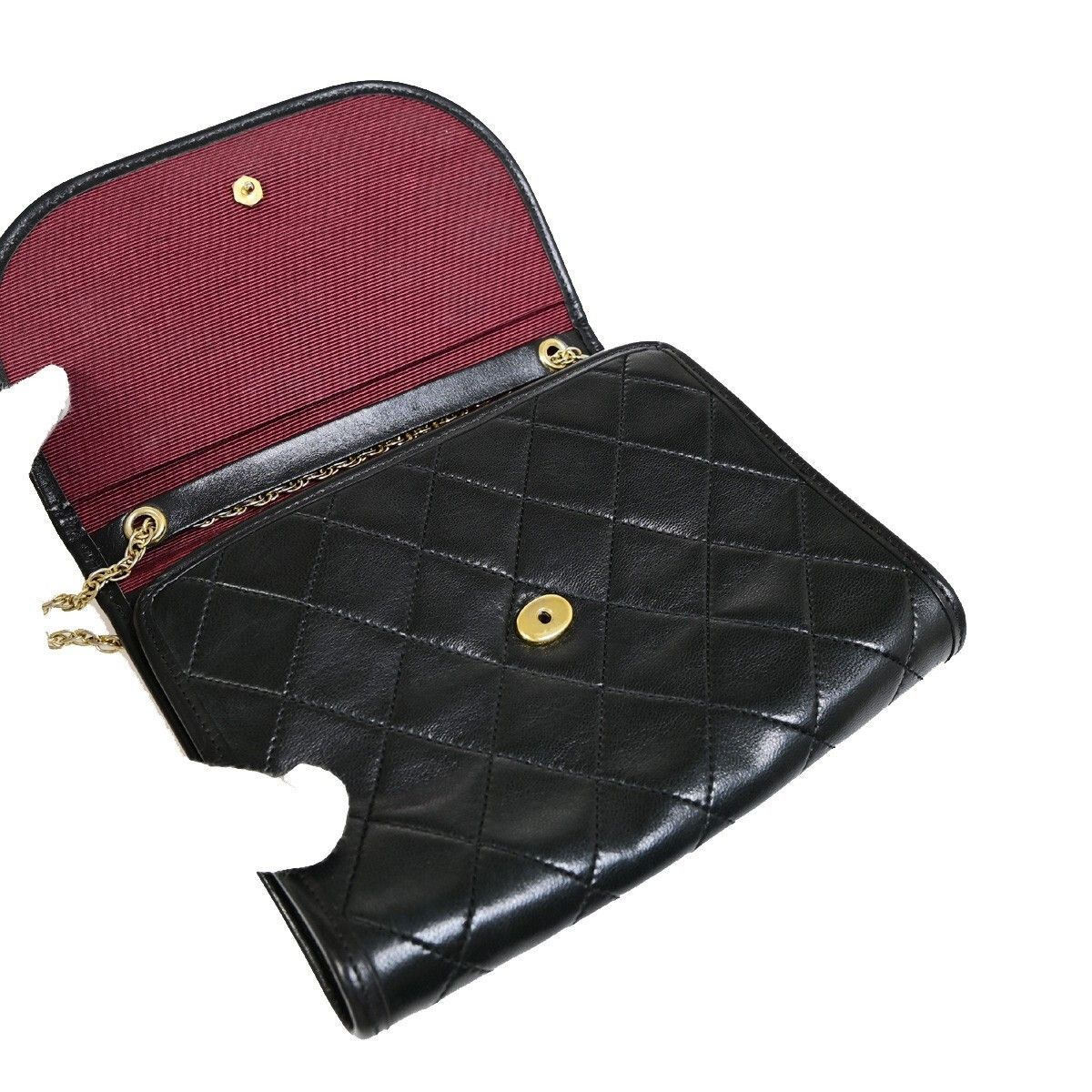 Chanel Chanel Vintage Round Flap Quilted Lambskin Size ONE SIZE - 14 Thumbnail