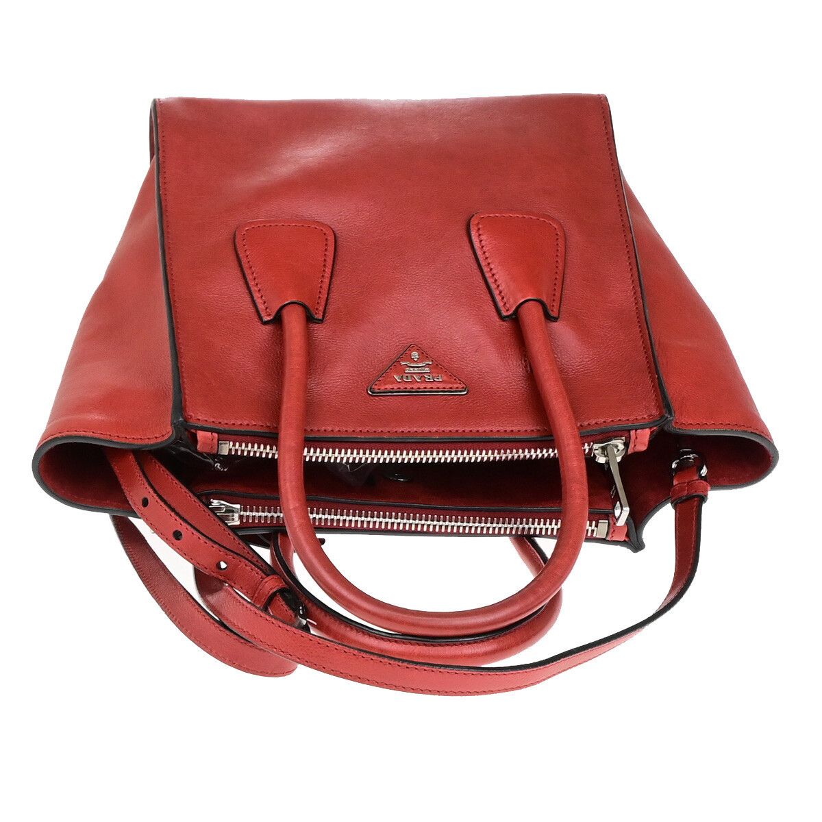 Prada Prada Tassel Twin Pocket Tote City Calf Size ONE SIZE - 18 Thumbnail