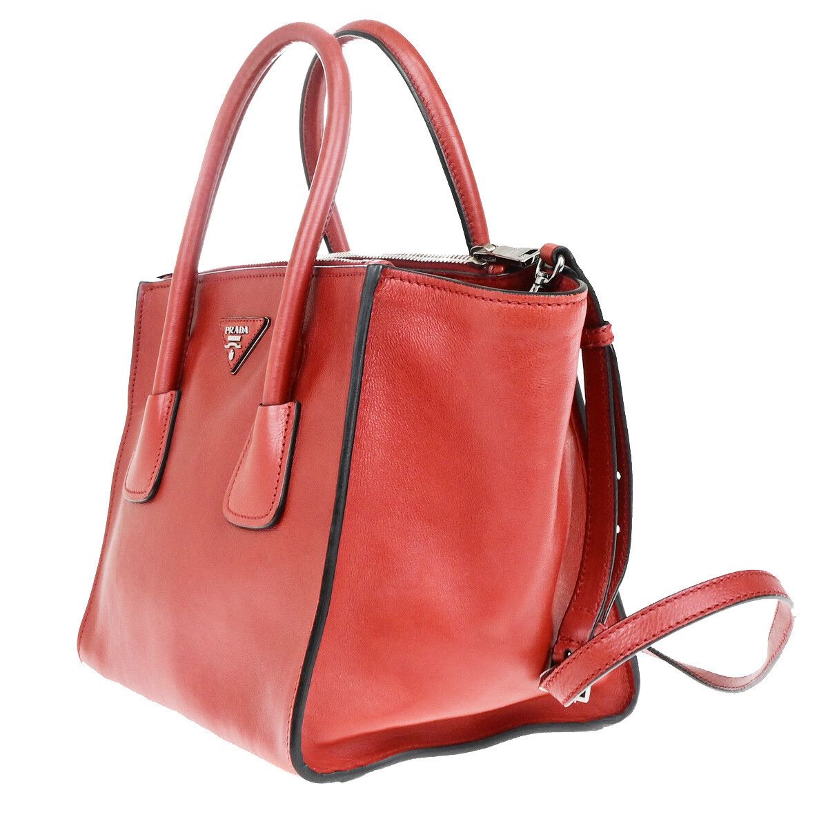 Prada Prada Tassel Twin Pocket Tote City Calf Size ONE SIZE - 3 Thumbnail