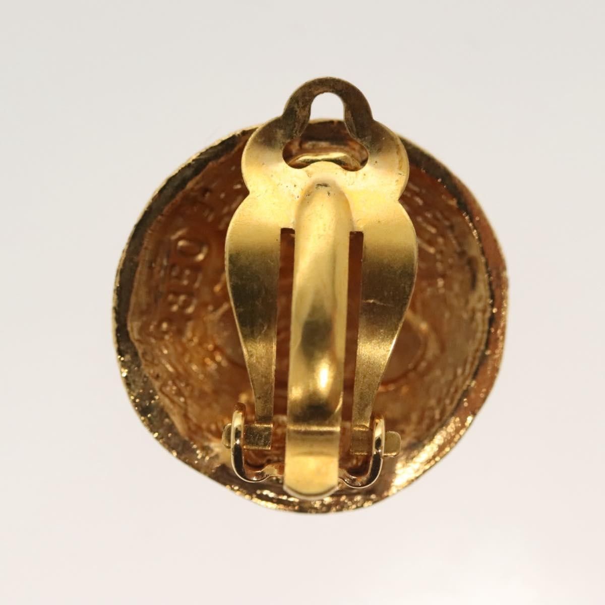 Chanel Chanel Vintage CC Round Clip-On Earrings Metal Size ONE SIZE - 3 Thumbnail