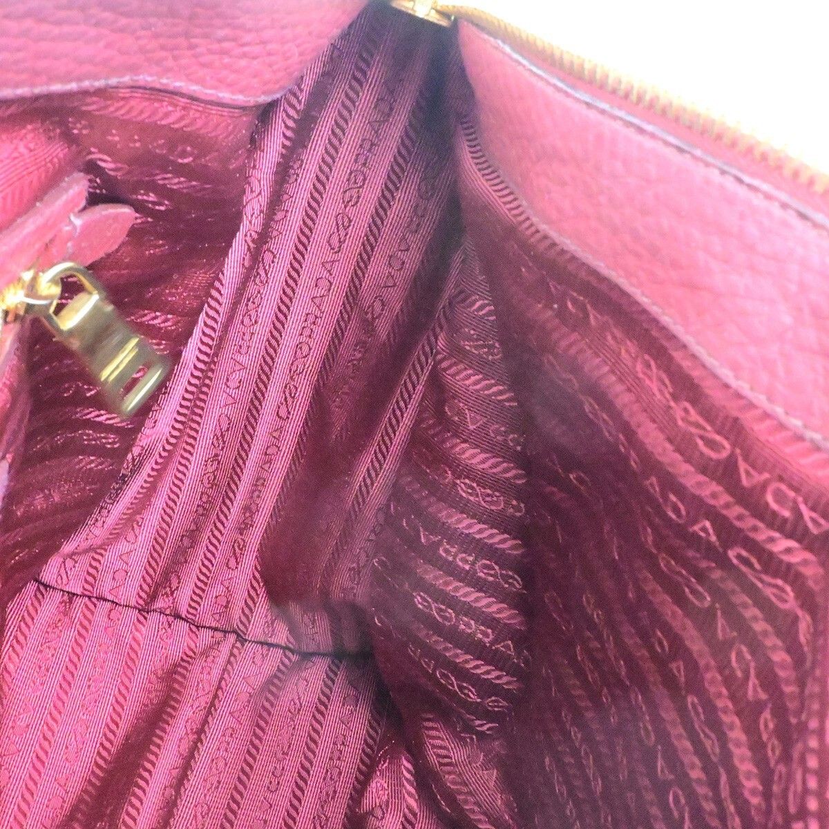 Prada Prada Front Zip Convertible Satchel Vitello Daino Size ONE SIZE - 14 Thumbnail