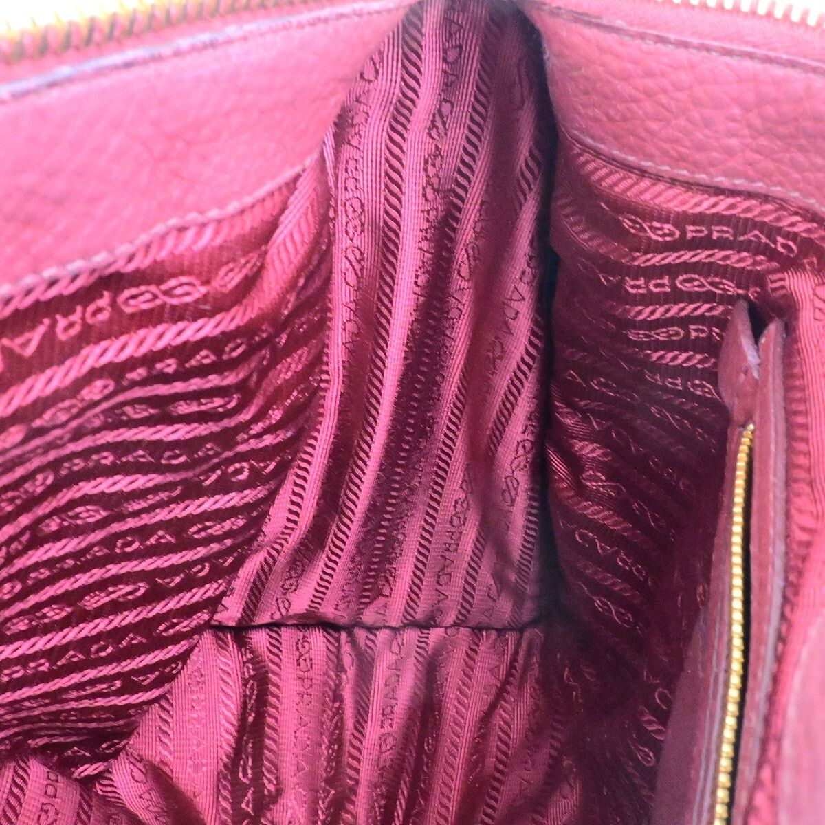 Prada Prada Front Zip Convertible Satchel Vitello Daino Size ONE SIZE - 15 Thumbnail