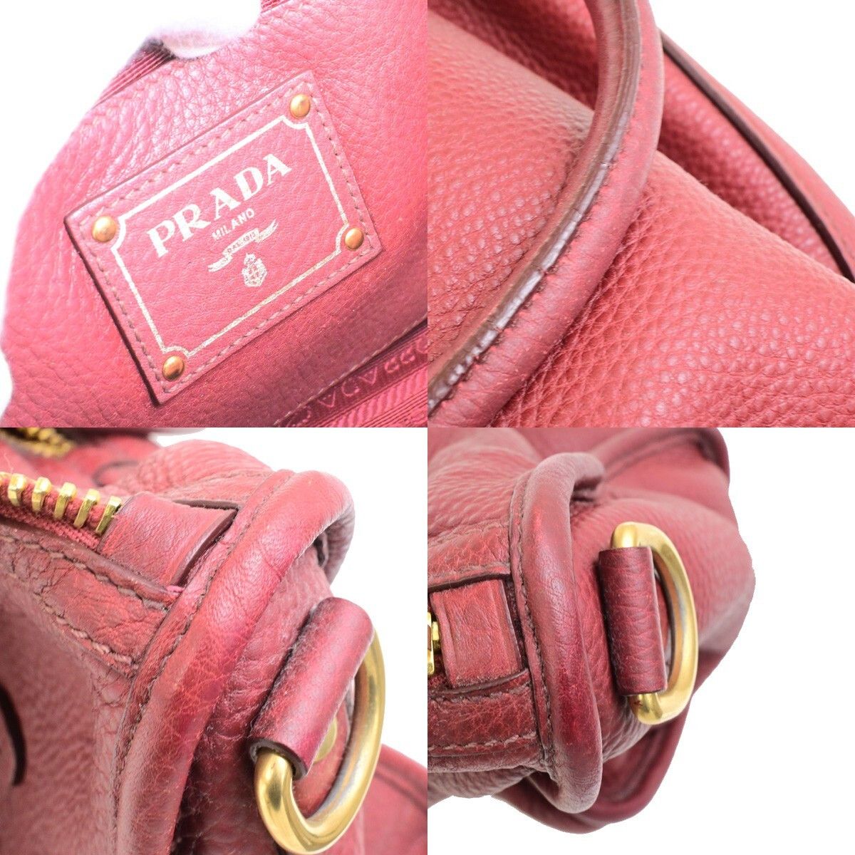 Prada Prada Front Zip Convertible Satchel Vitello Daino Size ONE SIZE - 11 Thumbnail