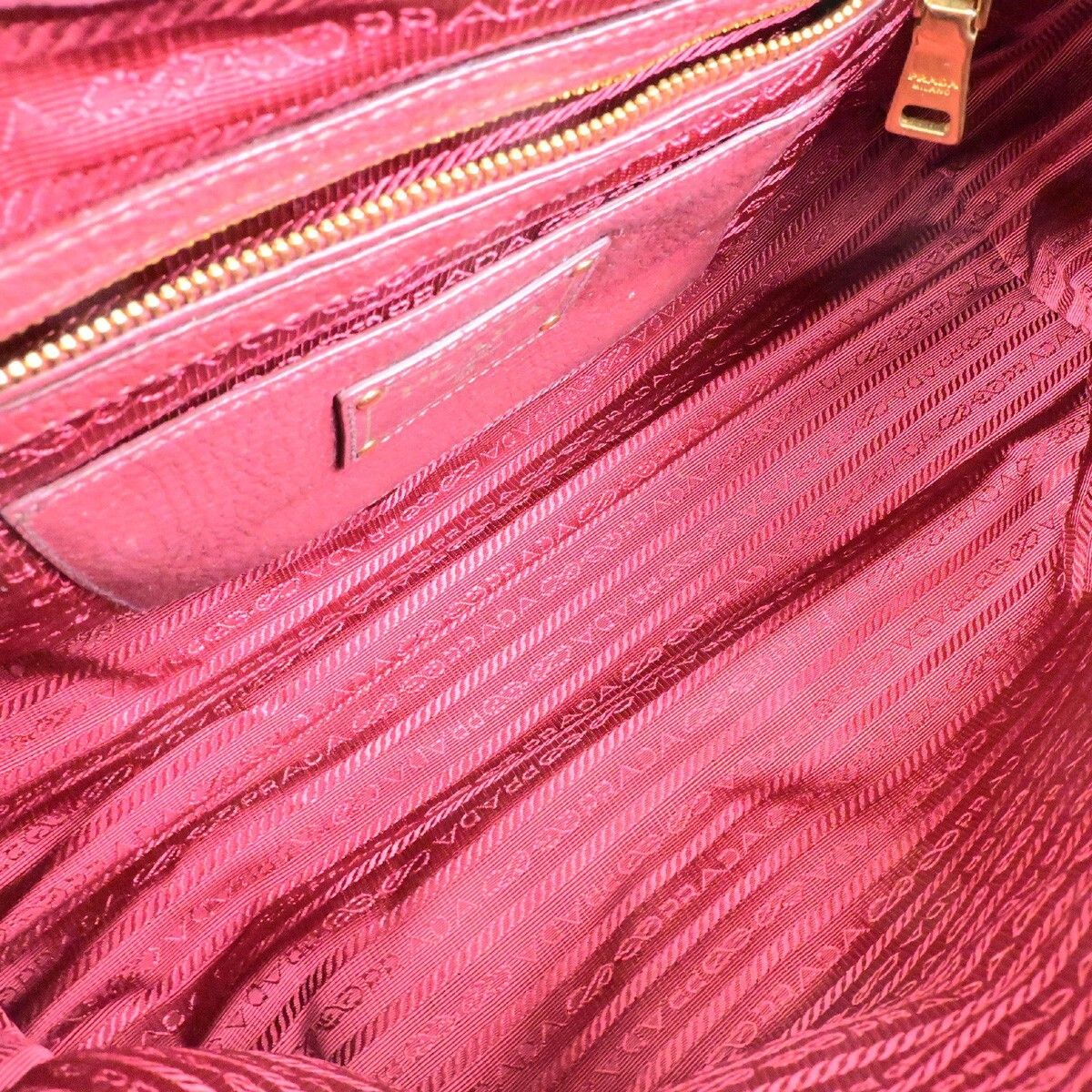 Prada Prada Front Zip Convertible Satchel Vitello Daino Size ONE SIZE - 5 Thumbnail
