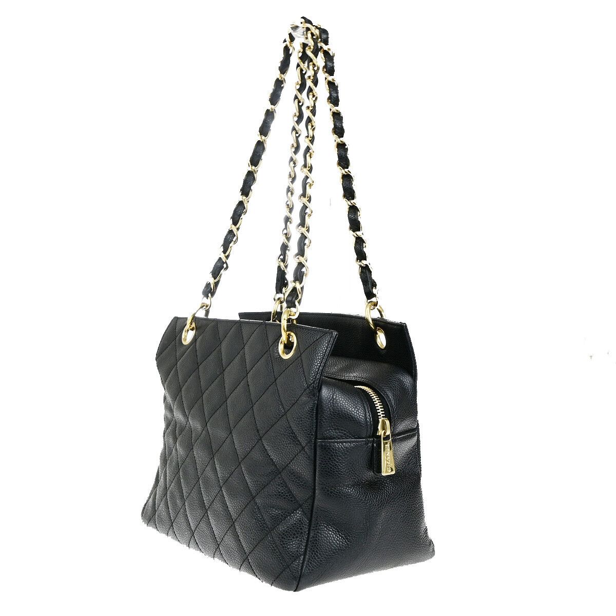 Chanel Chanel Petite Timeless Tote Quilted Calfskin Size ONE SIZE - 4 Thumbnail