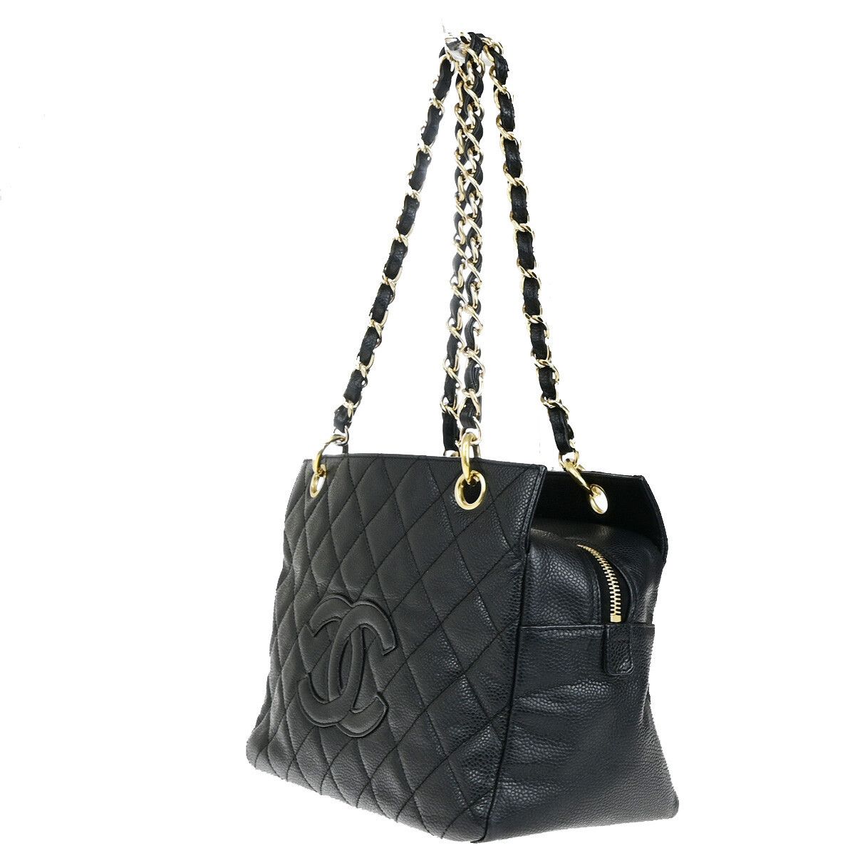 Chanel Chanel Petite Timeless Tote Quilted Calfskin Size ONE SIZE - 3 Thumbnail