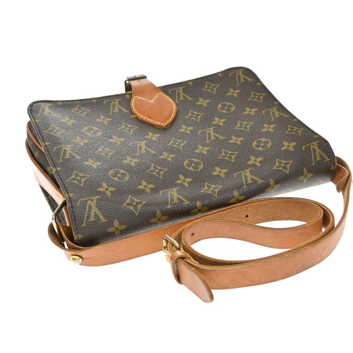 Louis Vuitton Louis Vuitton Cartouchiere Handbag Monogram Canvas Size ONE SIZE - 8 Thumbnail
