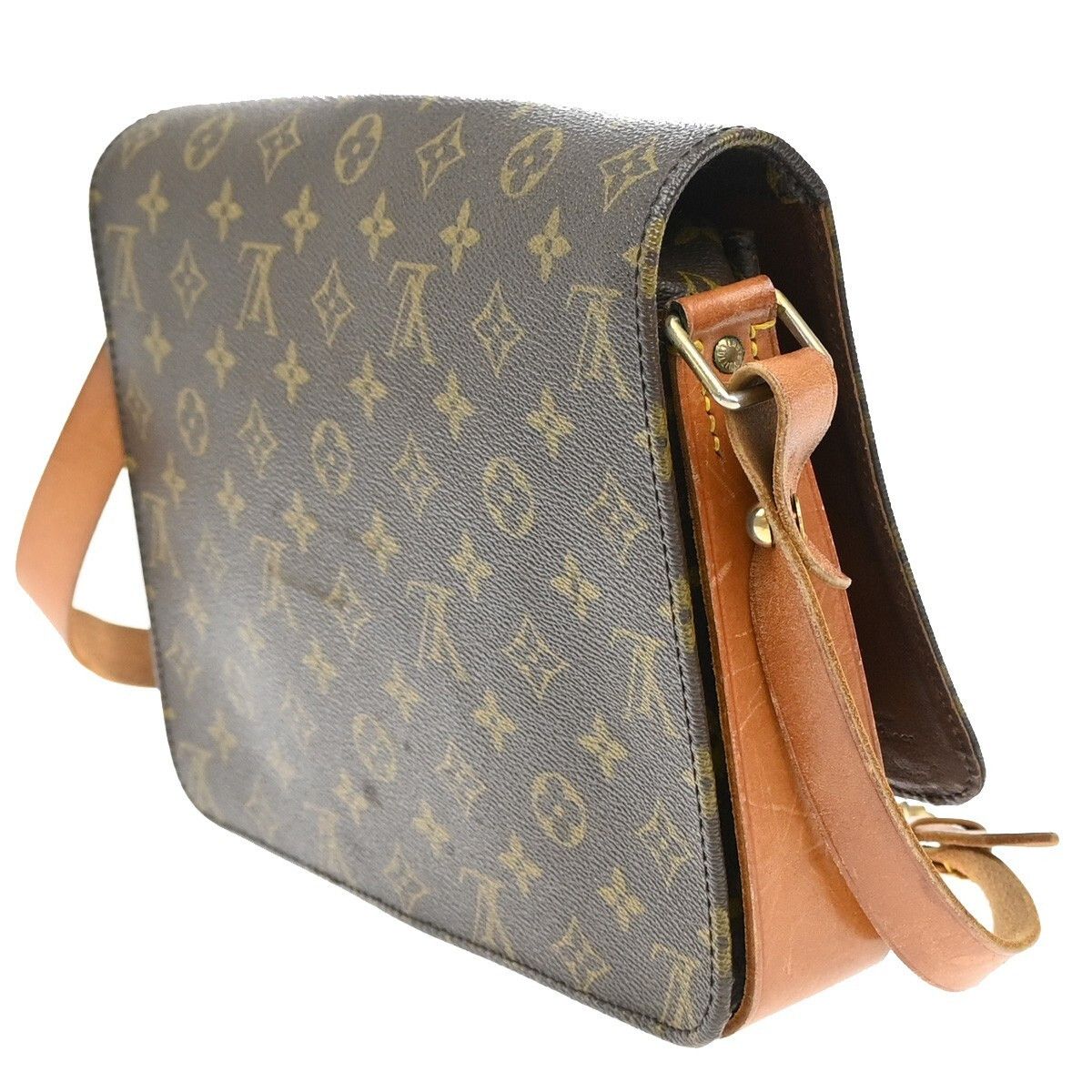 Louis Vuitton Louis Vuitton Cartouchiere Handbag Monogram Canvas Size ONE SIZE - 4 Thumbnail