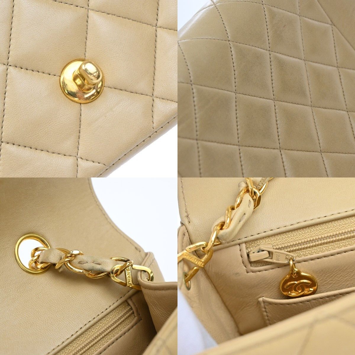 Chanel Chanel Vintage Diana Flap Bag Quilted Lambskin Size ONE SIZE - 11 Thumbnail