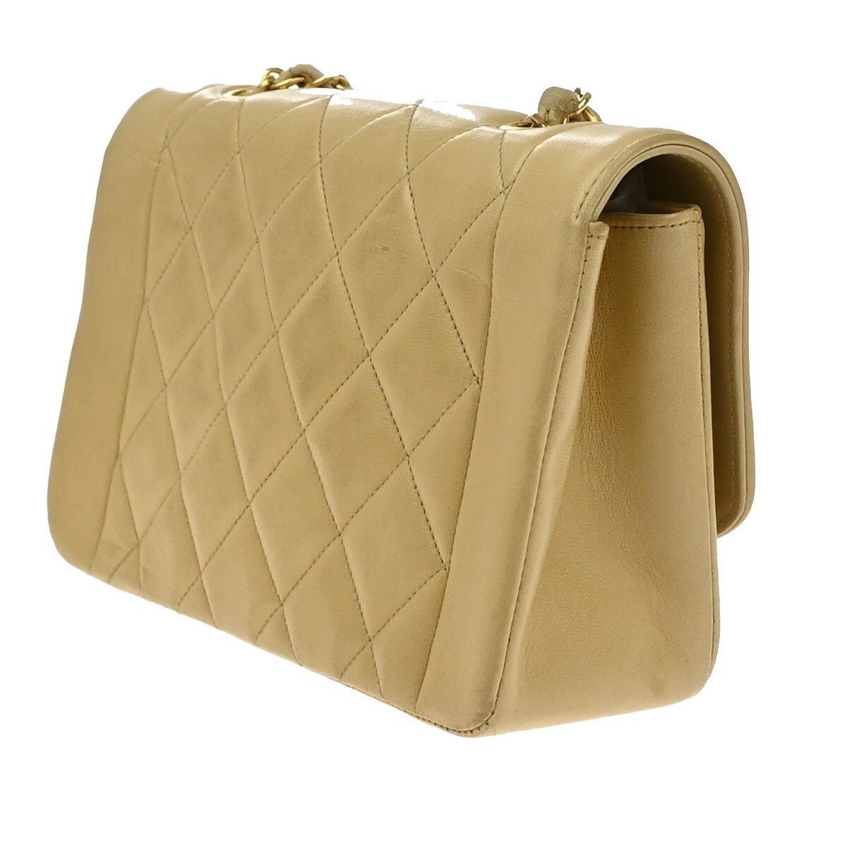 Chanel Chanel Vintage Diana Flap Bag Quilted Lambskin Size ONE SIZE - 4 Thumbnail