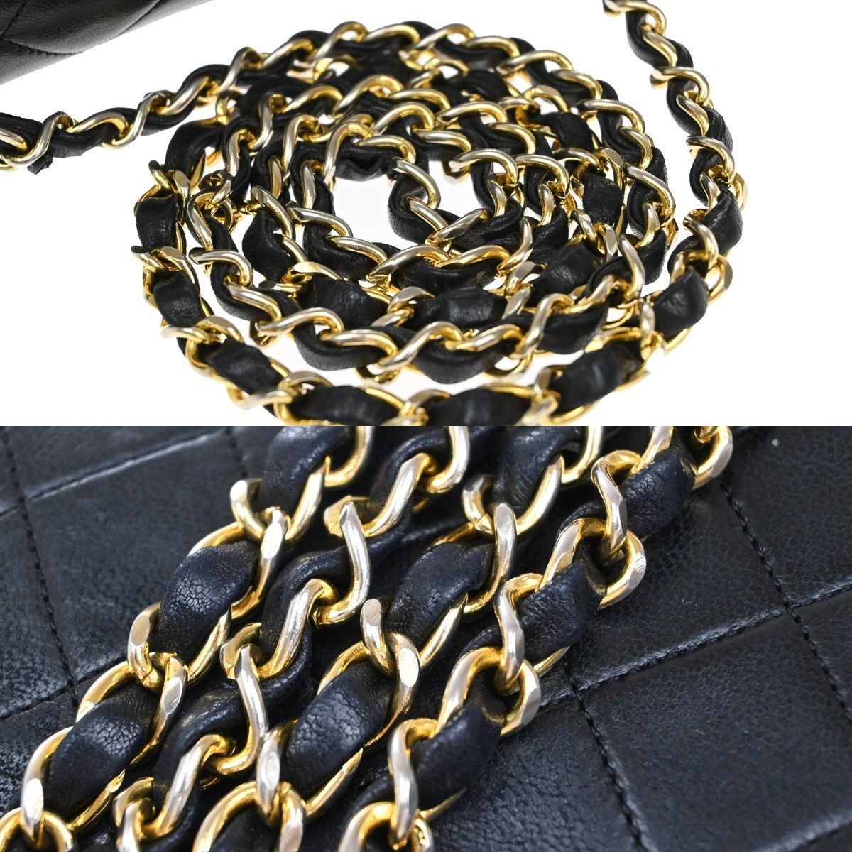 Chanel Chanel Vintage Square Classic Flap Bag Quilted Lambskin Size ONE SIZE - 8 Thumbnail