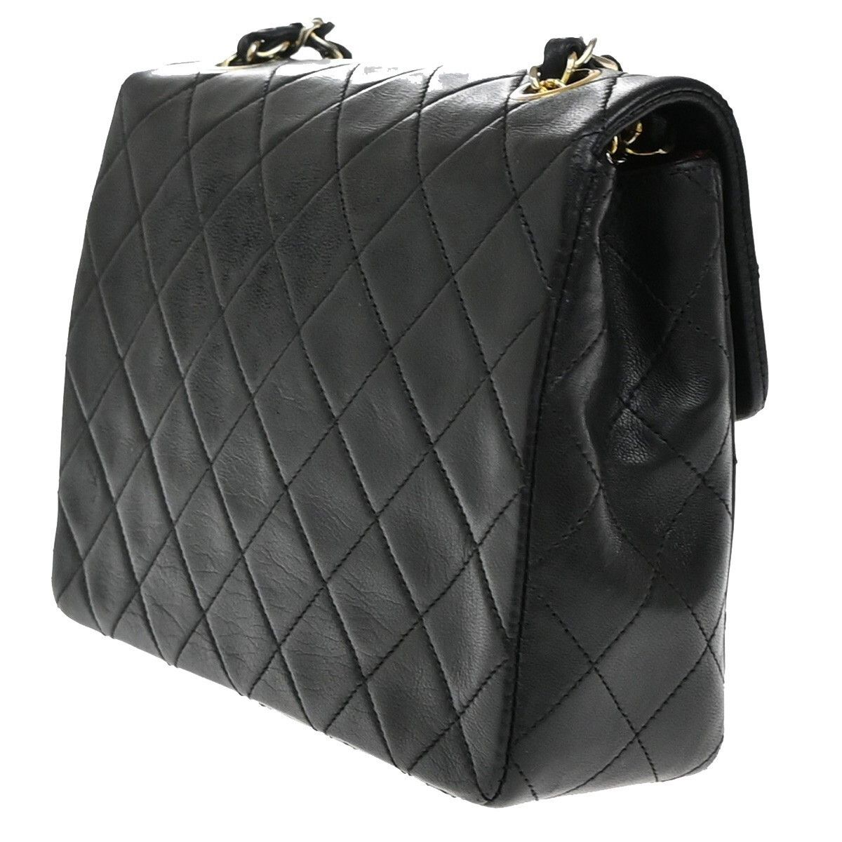 Chanel Chanel Vintage Square Classic Flap Bag Quilted Lambskin Size ONE SIZE - 4 Thumbnail