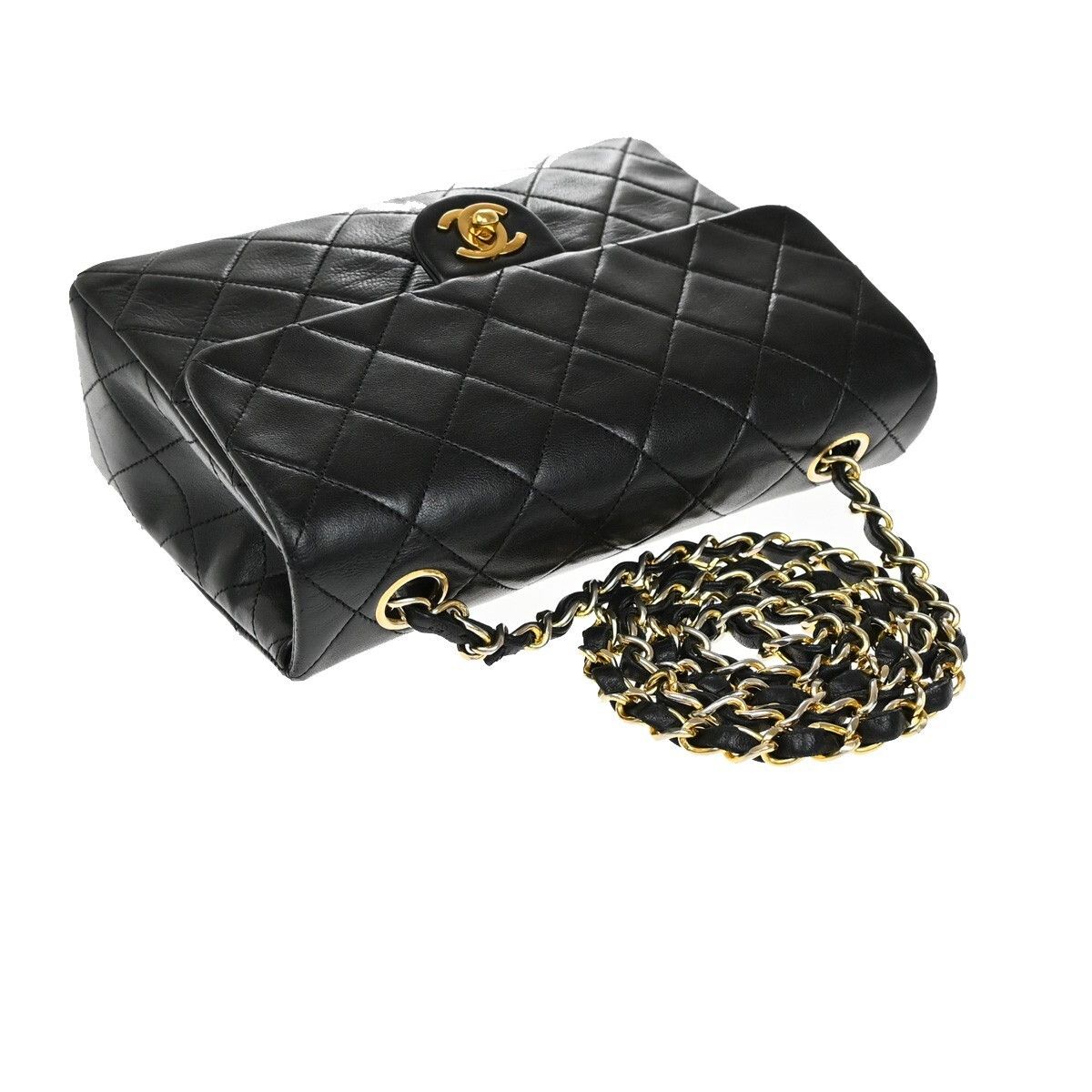 Chanel Chanel Vintage Square Classic Flap Bag Quilted Lambskin Size ONE SIZE - 16 Thumbnail