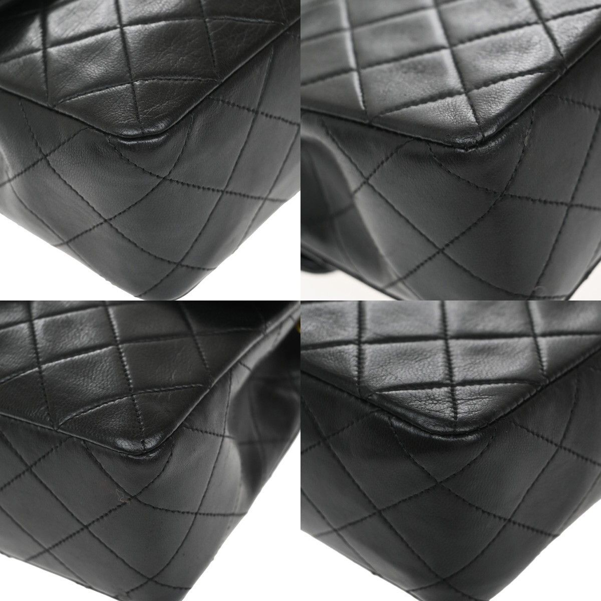 Chanel Chanel Vintage Square Classic Flap Bag Quilted Lambskin Size ONE SIZE - 9 Thumbnail