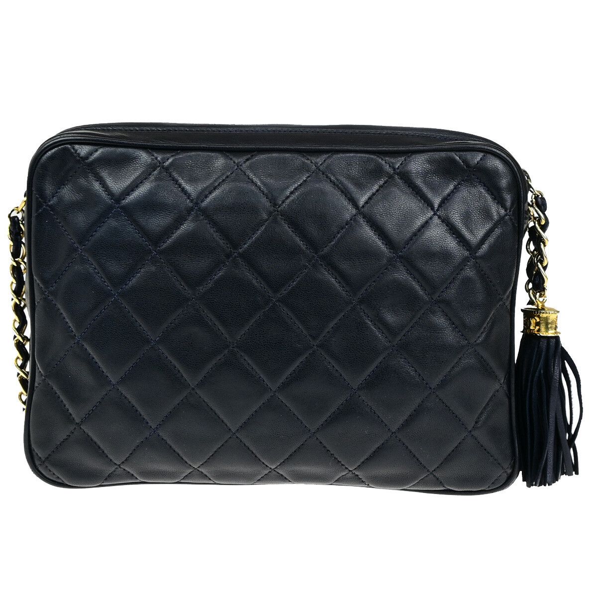 Chanel Chanel Vintage Camera Tassel Bag Quilted Leather Size ONE SIZE - 2 Thumbnail