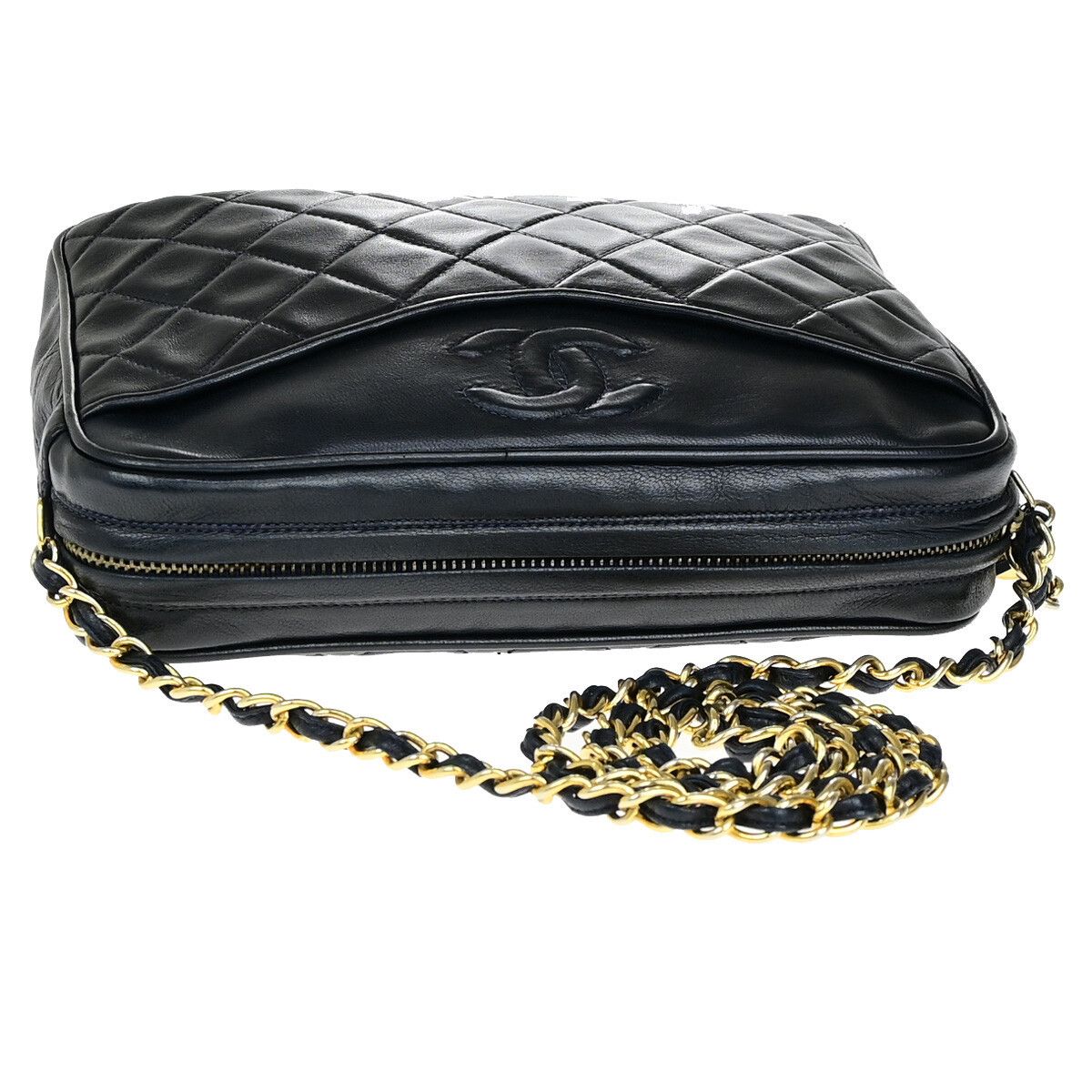 Chanel Chanel Vintage Camera Tassel Bag Quilted Leather Size ONE SIZE - 8 Thumbnail