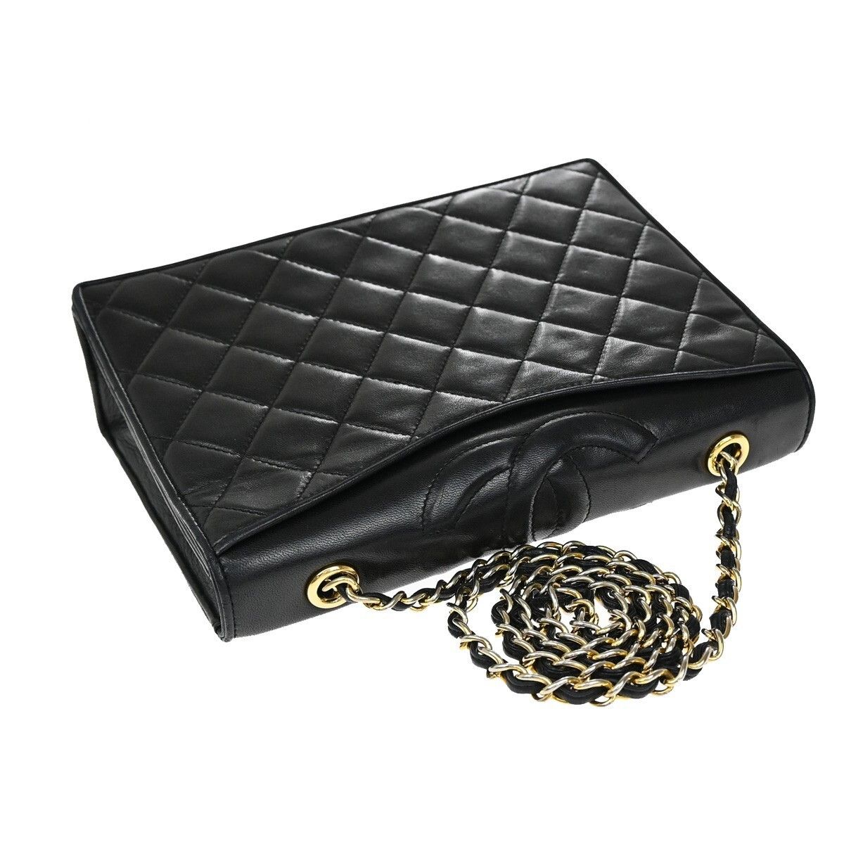 Chanel Chanel Vintage CC Chain Full Flap Bag Quilted Leather Size ONE SIZE - 18 Thumbnail