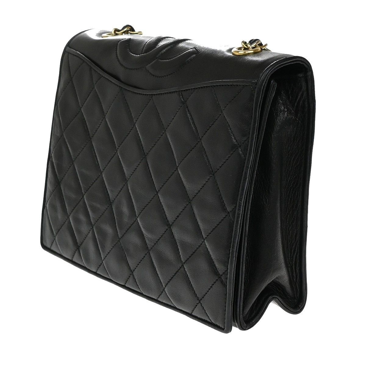 Chanel Chanel Vintage CC Full Flap Bag Quilted Lambskin Size ONE SIZE - 3 Thumbnail