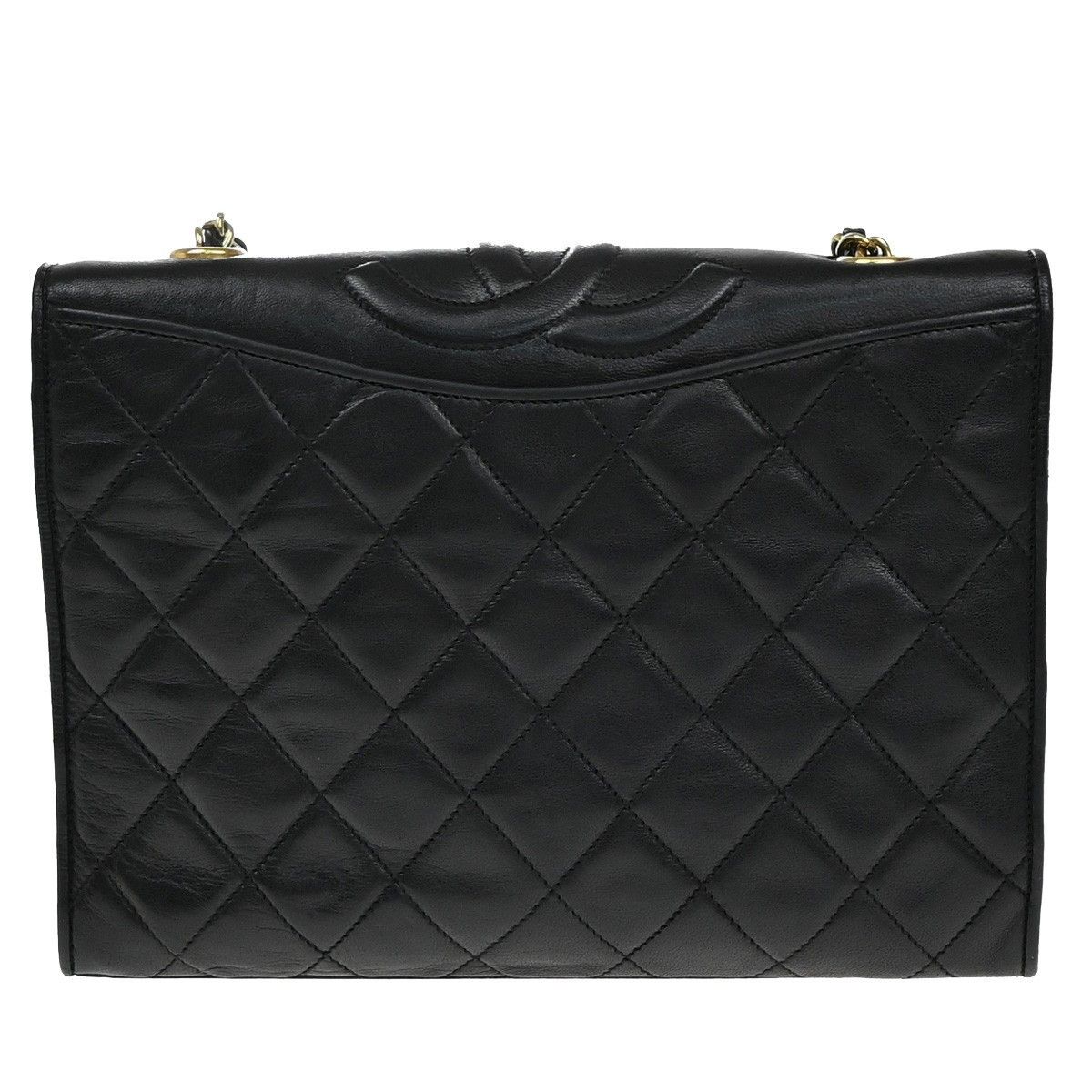 Chanel Chanel Vintage CC Full Flap Bag Quilted Lambskin Size ONE SIZE - 2 Thumbnail