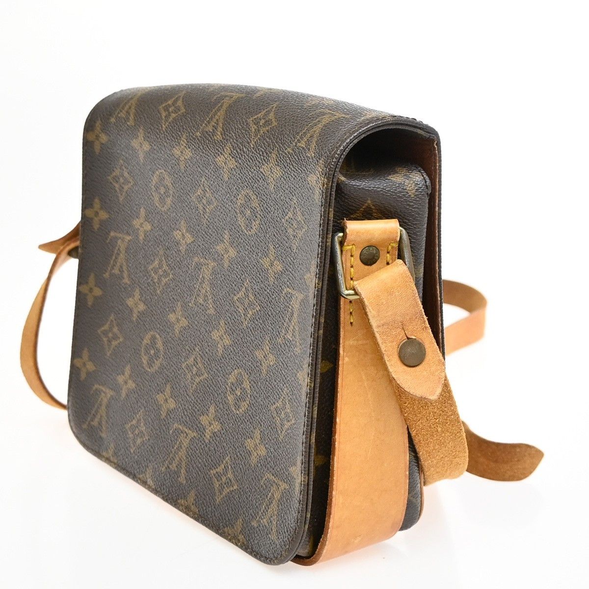 Louis Vuitton Louis Vuitton Cartouchiere Handbag Monogram Canvas Size ONE SIZE - 4 Thumbnail